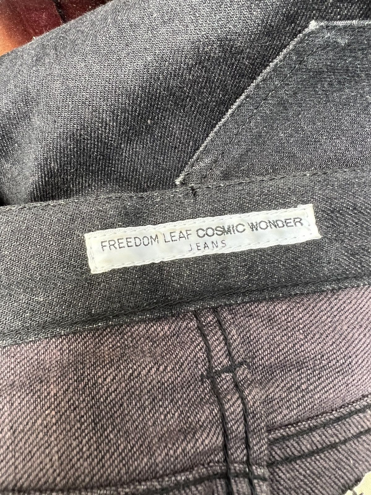 Cosmic Wonder Cosmic Wonder Freedom Leaf Super Black Denim Selvedge Jeans Size US 30 / EU 46 - 23 Thumbnail