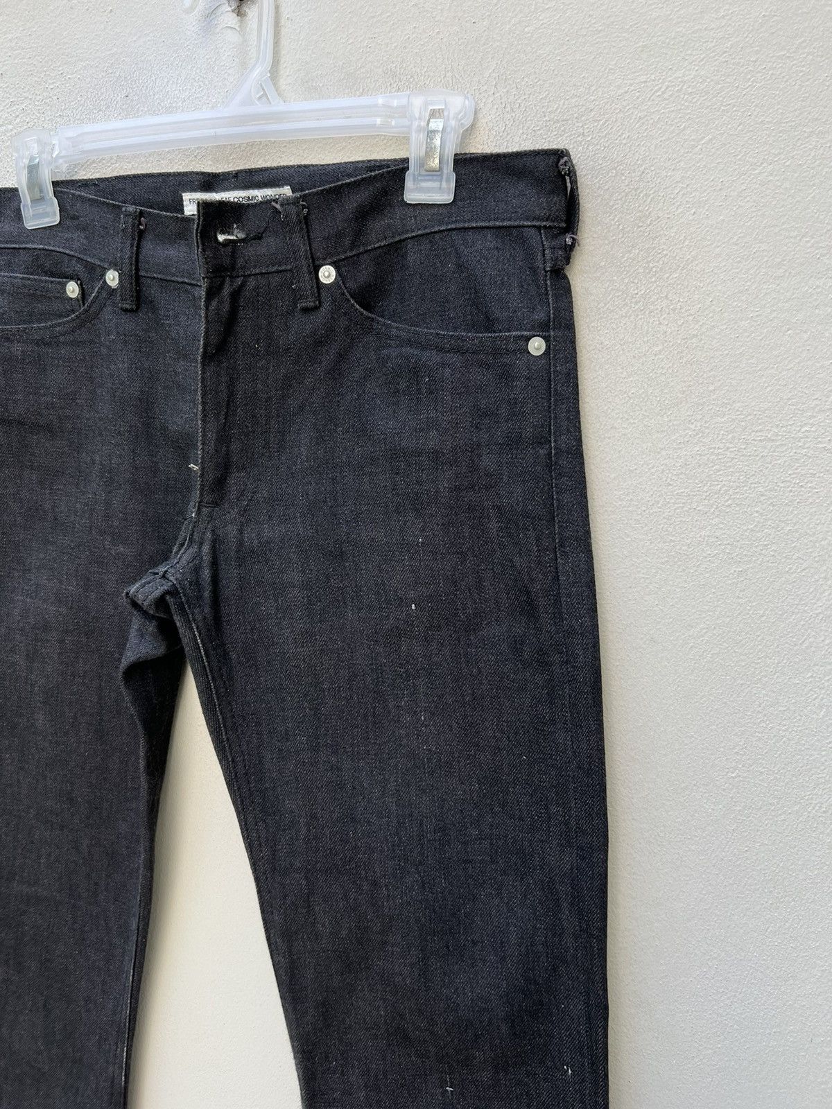 Cosmic Wonder Cosmic Wonder Freedom Leaf Super Black Denim Selvedge Jeans Size US 30 / EU 46 - 10 Thumbnail