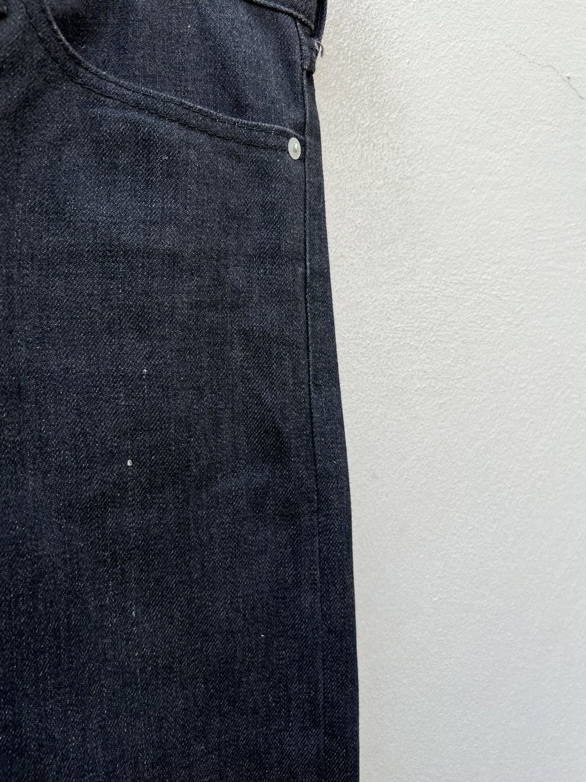 Cosmic Wonder Cosmic Wonder Freedom Leaf Super Black Denim Selvedge Jeans Size US 30 / EU 46 - 11 Thumbnail