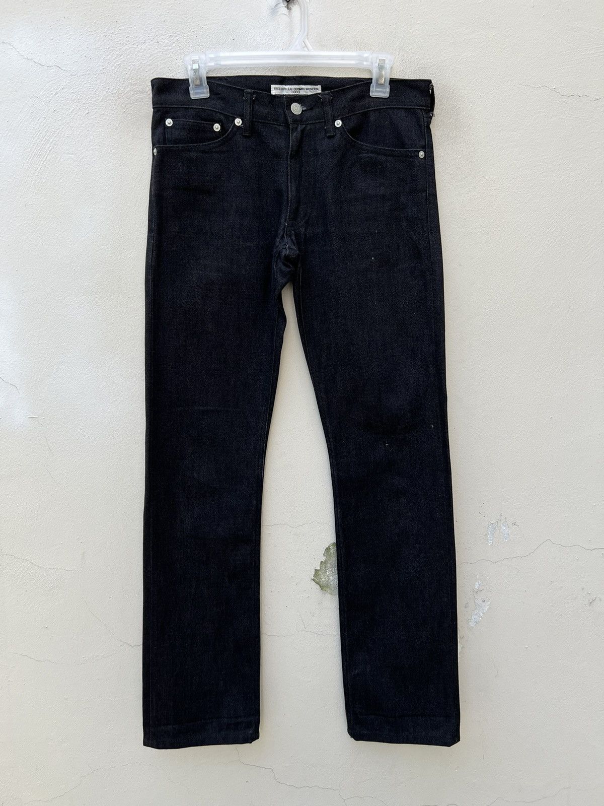 Cosmic Wonder Cosmic Wonder Freedom Leaf Super Black Denim Selvedge Jeans Size US 30 / EU 46 - 6 Thumbnail