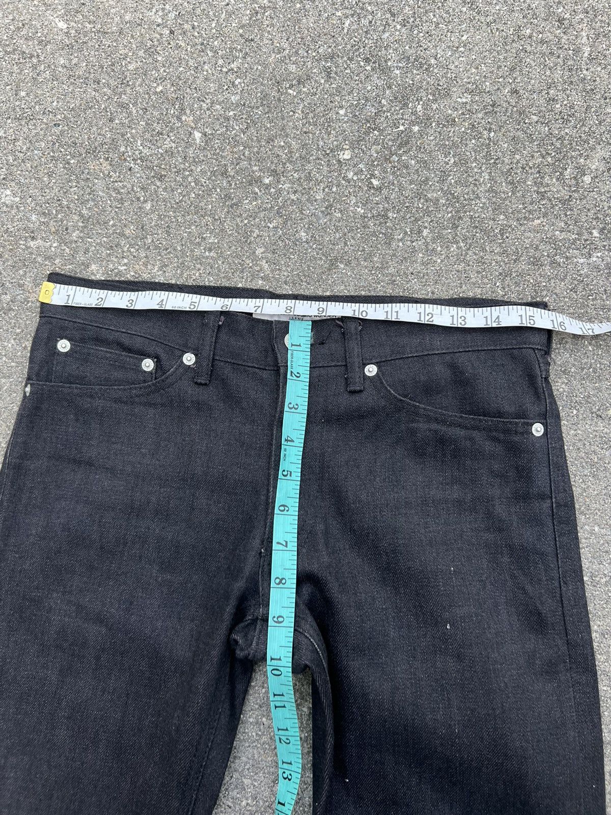 Cosmic Wonder Cosmic Wonder Freedom Leaf Super Black Denim Selvedge Jeans Size US 30 / EU 46 - 2 Thumbnail