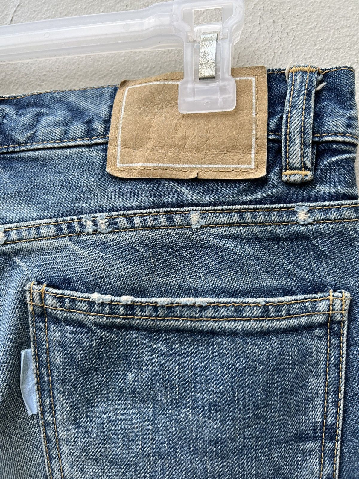 Cosmic Wonder Vintage Cosmic Wonder Japan Faded Denim Flare Jeans Size US 31 - 18 Thumbnail