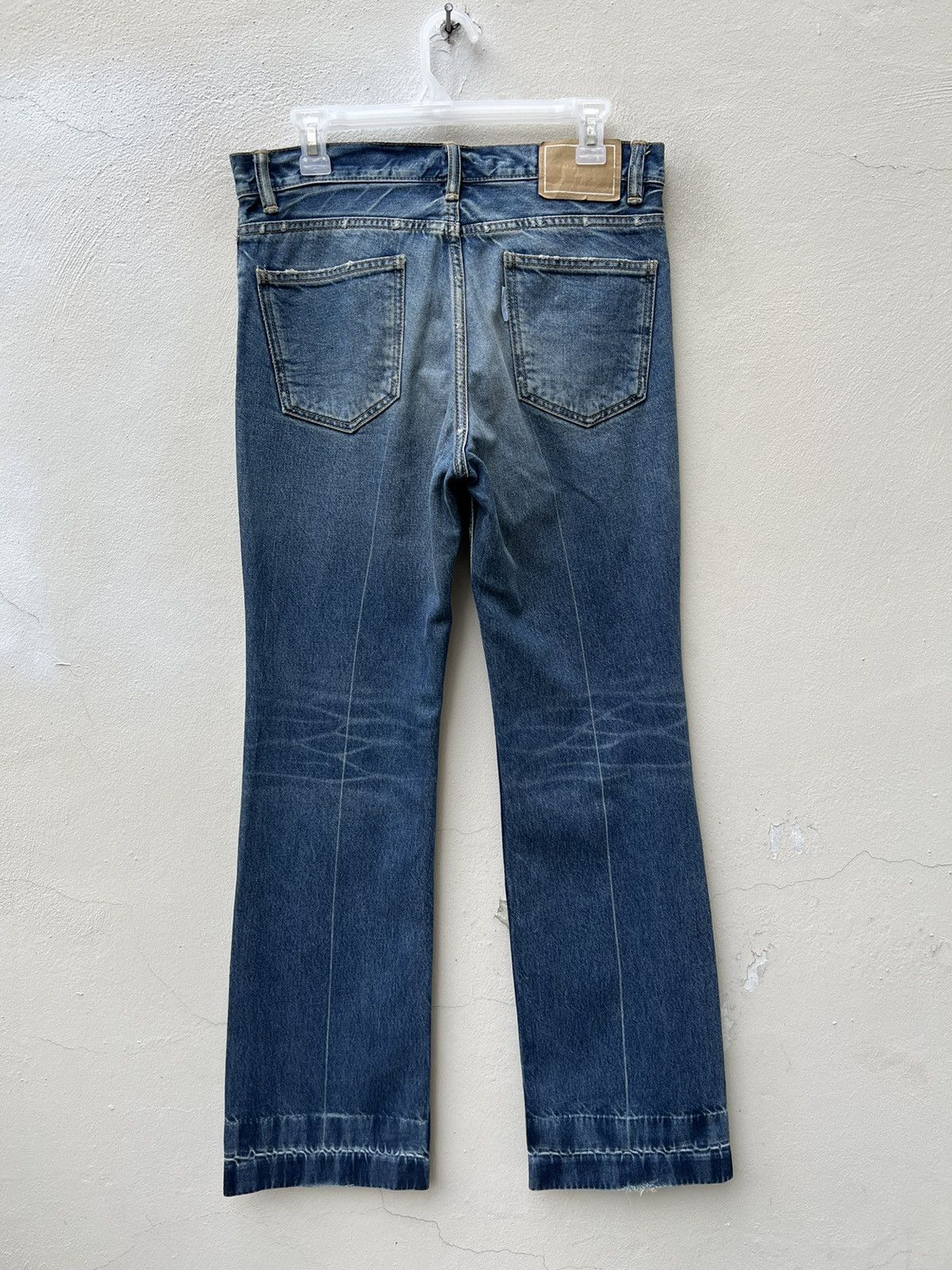 Cosmic Wonder Vintage Cosmic Wonder Japan Faded Denim Flare Jeans Size US 31 - 13 Thumbnail