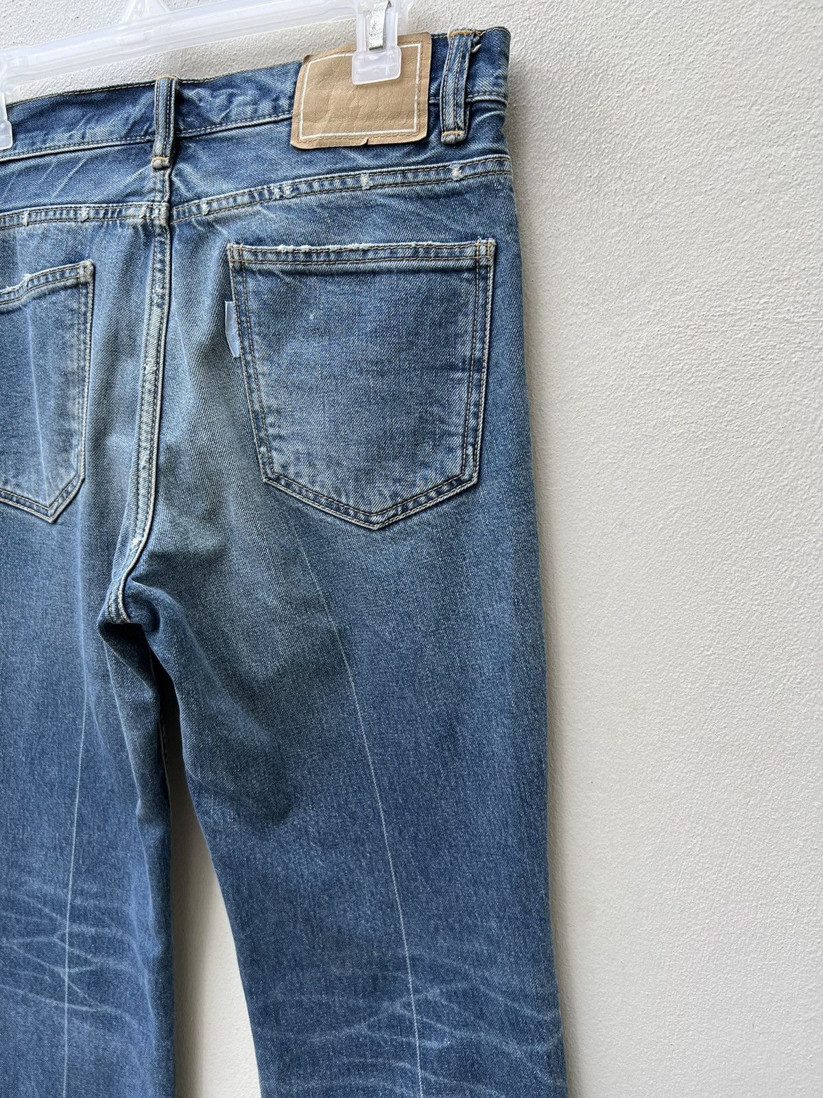 Cosmic Wonder Vintage Cosmic Wonder Japan Faded Denim Flare Jeans Size US 31 - 17 Thumbnail