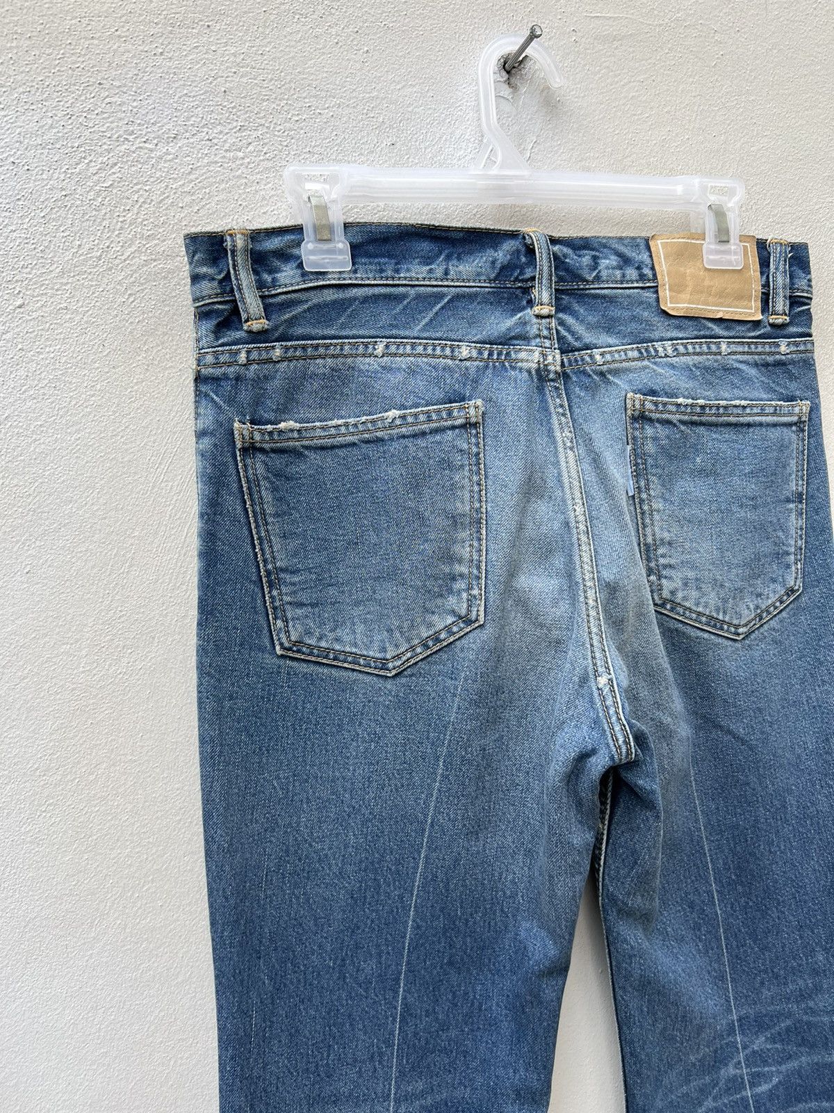 Cosmic Wonder Vintage Cosmic Wonder Japan Faded Denim Flare Jeans Size US 31 - 14 Thumbnail