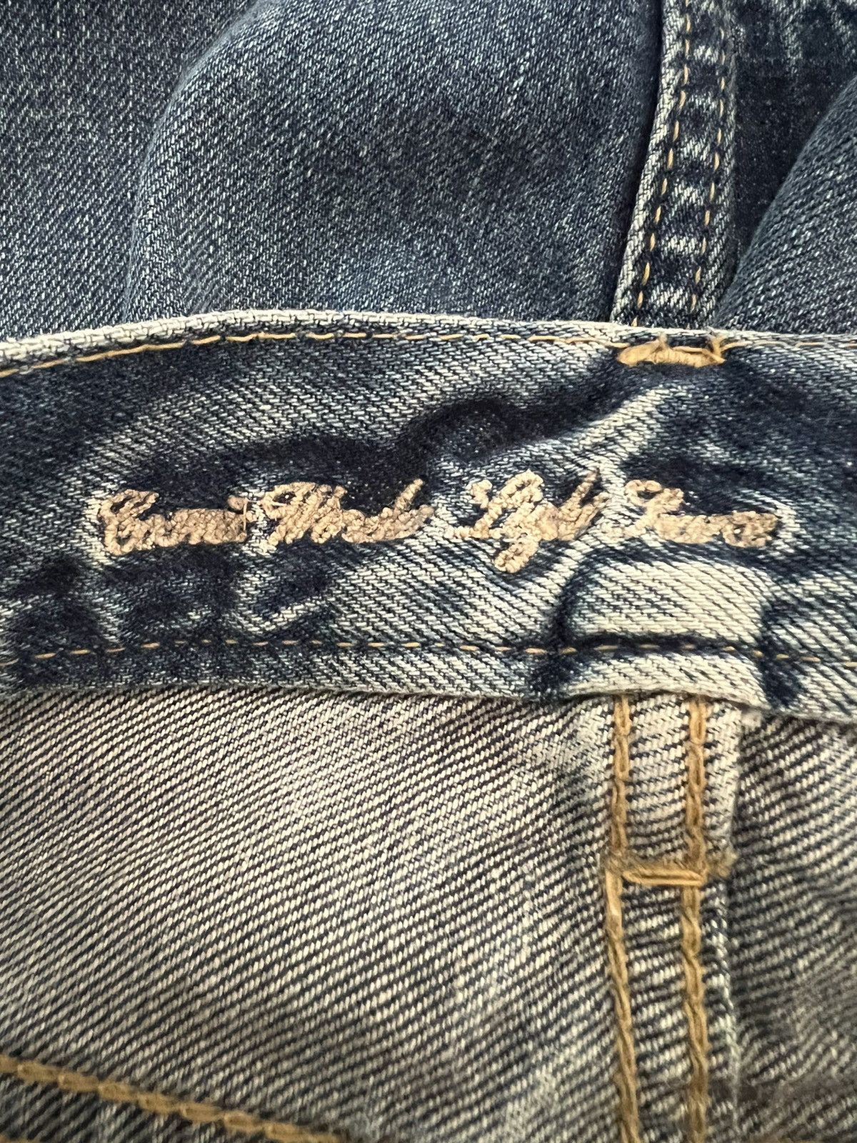 Cosmic Wonder Vintage Cosmic Wonder Japan Faded Denim Flare Jeans Size US 31 - 21 Thumbnail