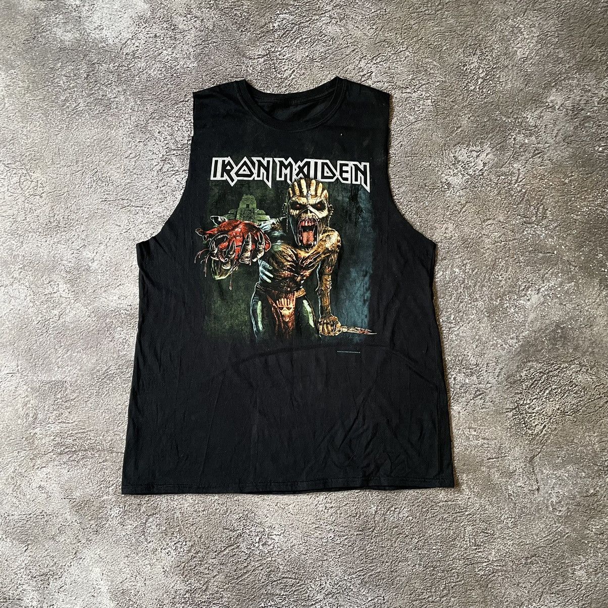 Vintage Vintage Y2K Iron Maiden Band Tee Graphic Grunge Punk Boxy M Size US M / EU 48-50 / 2 - 2 Thumbnail