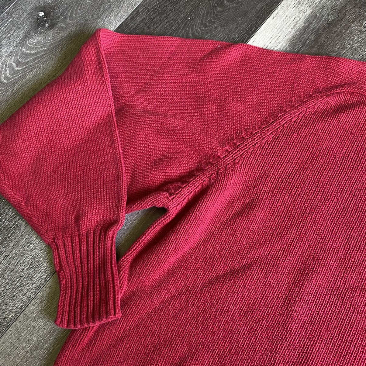 Polo Ralph Lauren Vintage 1990s Polo Ralph Lauren Basic Logo Knit Sweater Red Size US L / EU 52-54 / 3 - 5 Thumbnail