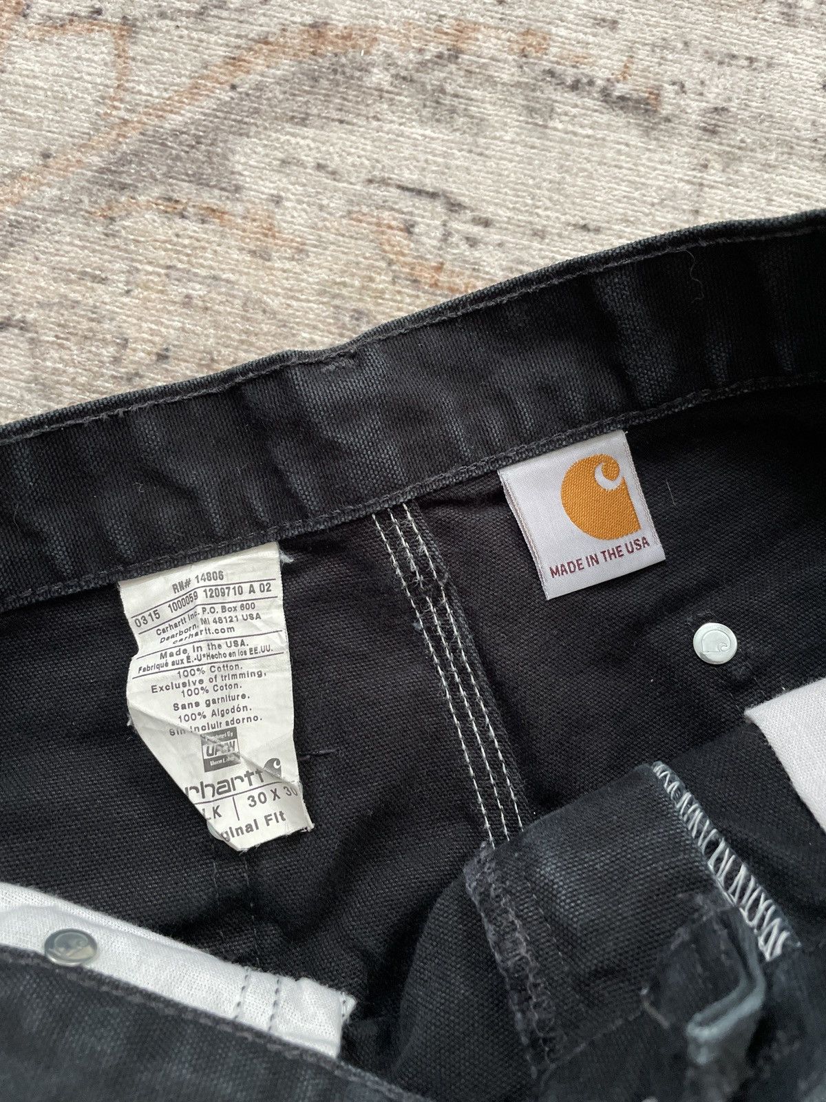 Carhartt Vintage Carhartt Double Knee Workwear Canvas Pants Size US 30 / EU 46 - 4 Thumbnail