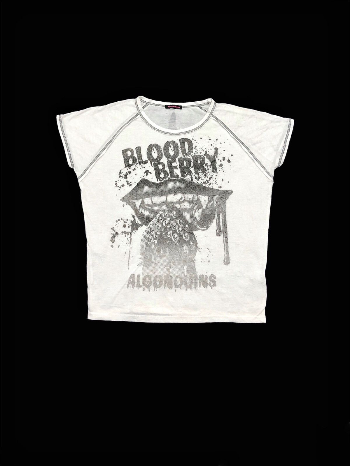Algonquins 00's Algonquins “ Blood Berry “ Harajuku punk culture tee Size US M / EU 48-50 / 2 - 2 Thumbnail