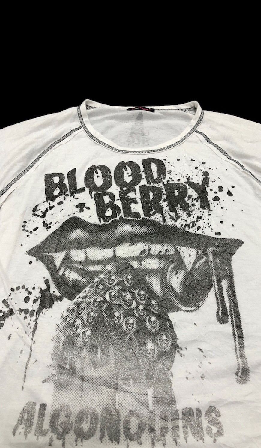 Algonquins 00's Algonquins “ Blood Berry “ Harajuku punk culture tee Size US M / EU 48-50 / 2 - 5 Thumbnail