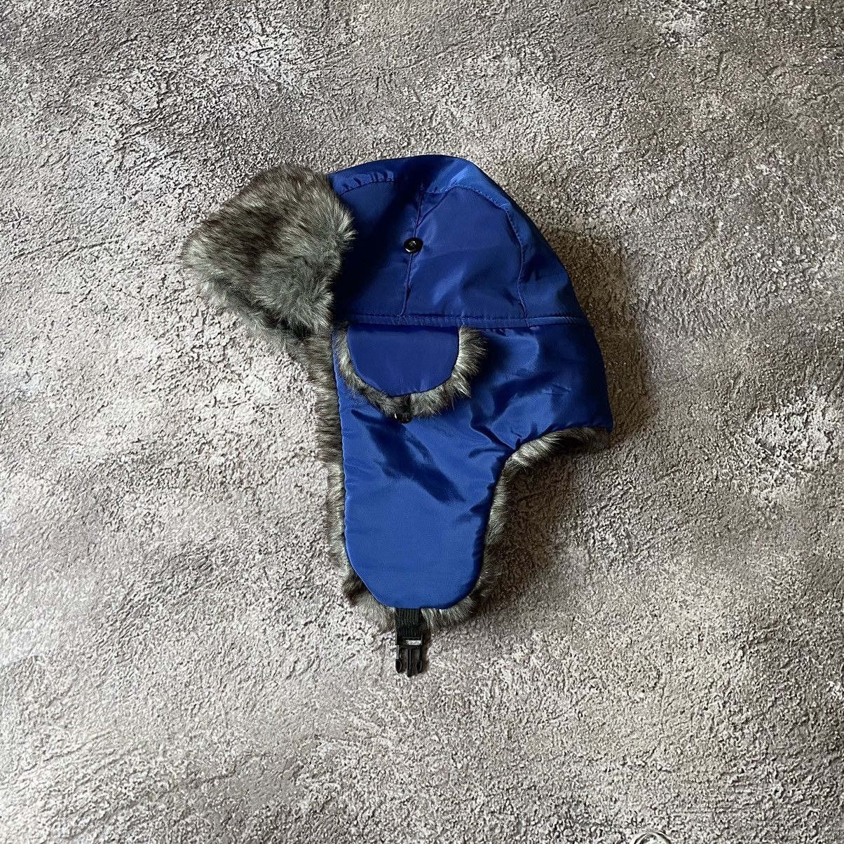 Vintage Vintage 90s Faux Mohair Ushanka Beanie Grunge Alt Cropped OS Size ONE SIZE - 1 Thumbnail
