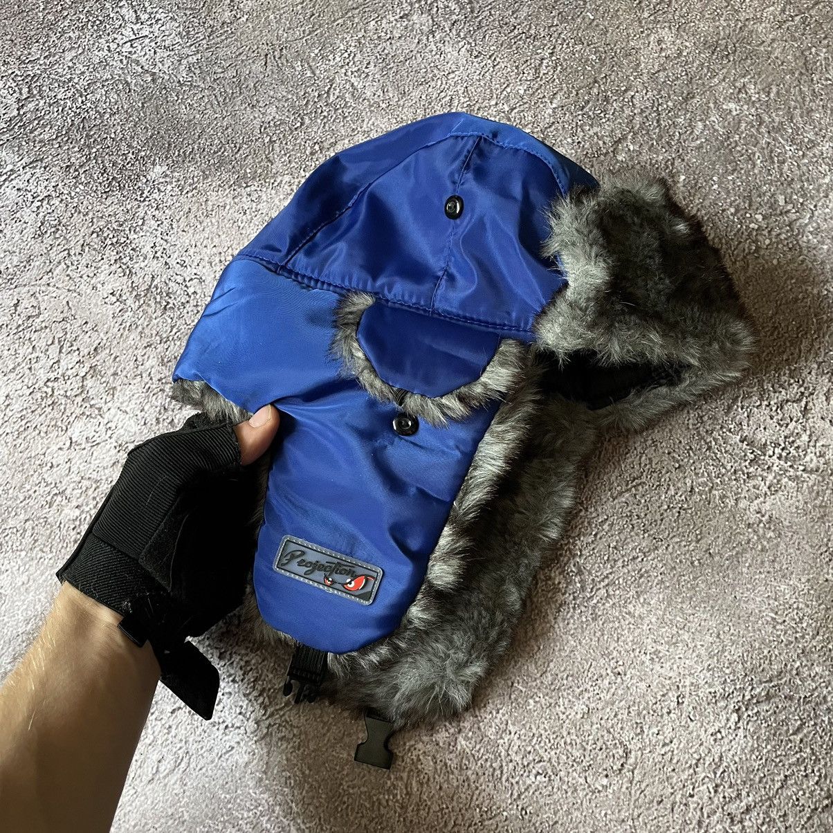 Vintage Vintage 90s Faux Mohair Ushanka Beanie Grunge Alt Cropped OS Size ONE SIZE - 6 Thumbnail