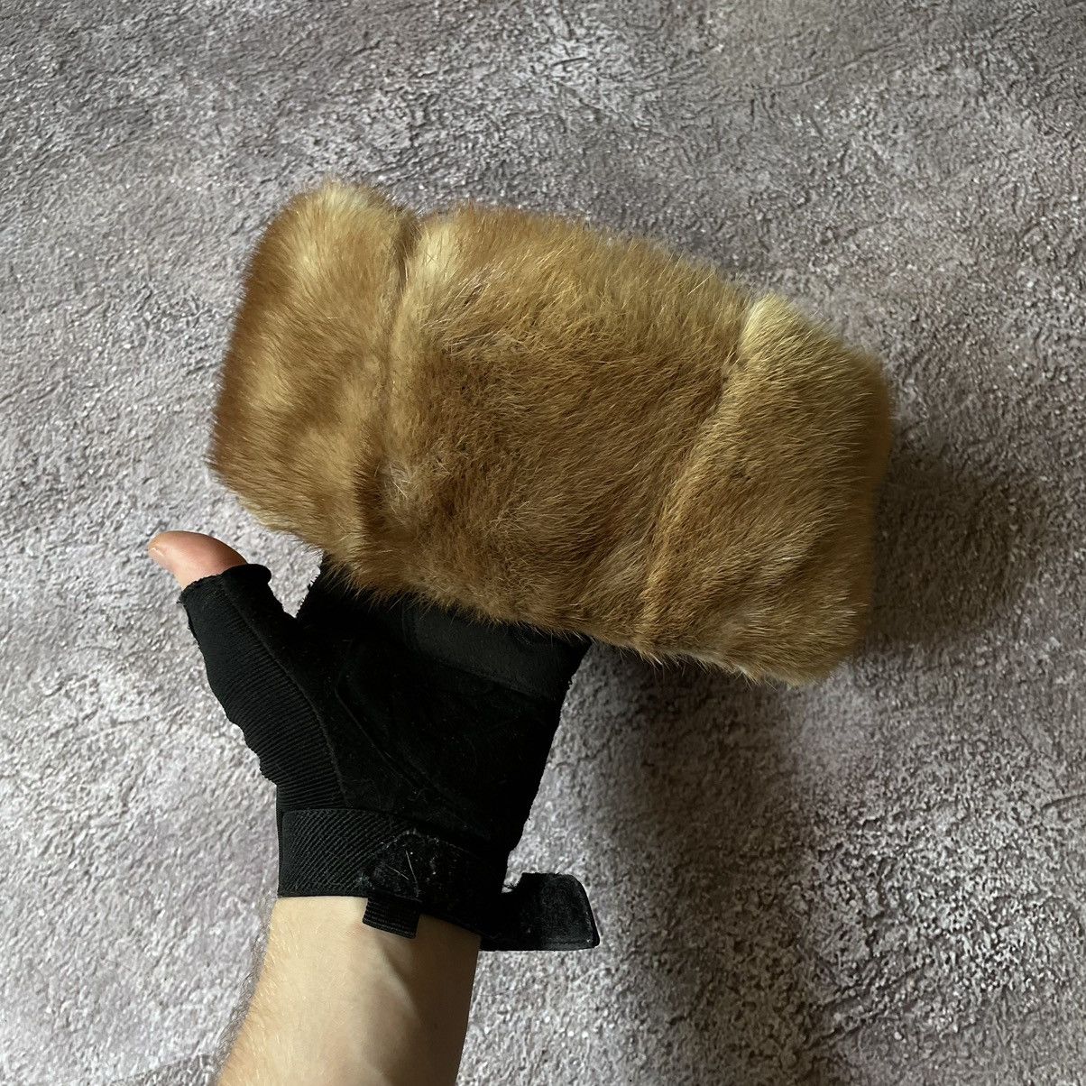 Vintage Vintage 90s Mohair Ushanka Beanie Hat Tan Grunge Washed OS Size ONE SIZE - 6 Thumbnail