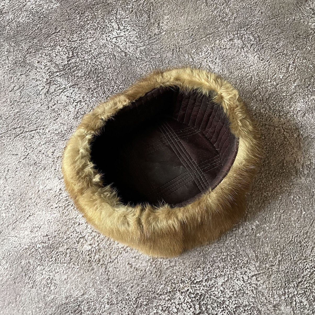 Vintage Vintage 90s Mohair Ushanka Beanie Hat Tan Grunge Washed OS Size ONE SIZE - 7 Thumbnail