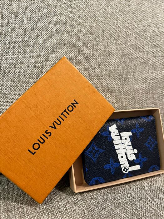 Louis Vuitton Louis Vuitton Pocket Organizer Monogram Blue