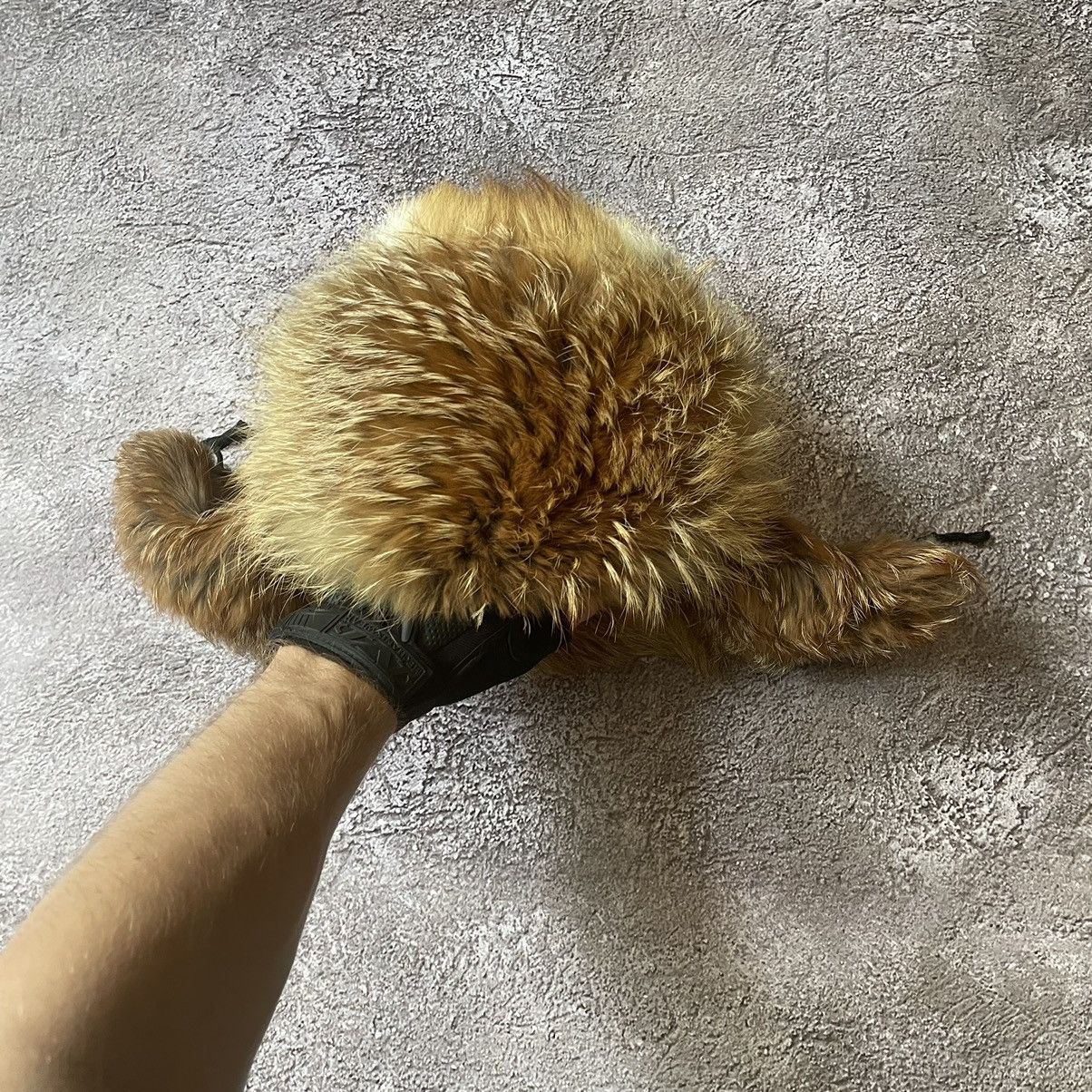 Vintage Vintage 90s Mohair Fur Ushanka Beanie Hat Tan Grunge Slim OS Size ONE SIZE - 2 Thumbnail
