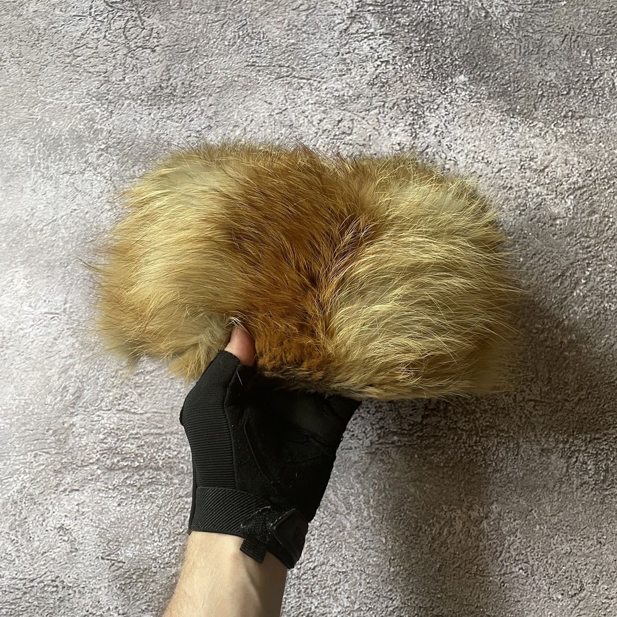 Vintage Vintage 90s Mohair Fur Ushanka Beanie Hat Tan Grunge Slim OS Size ONE SIZE - 6 Thumbnail