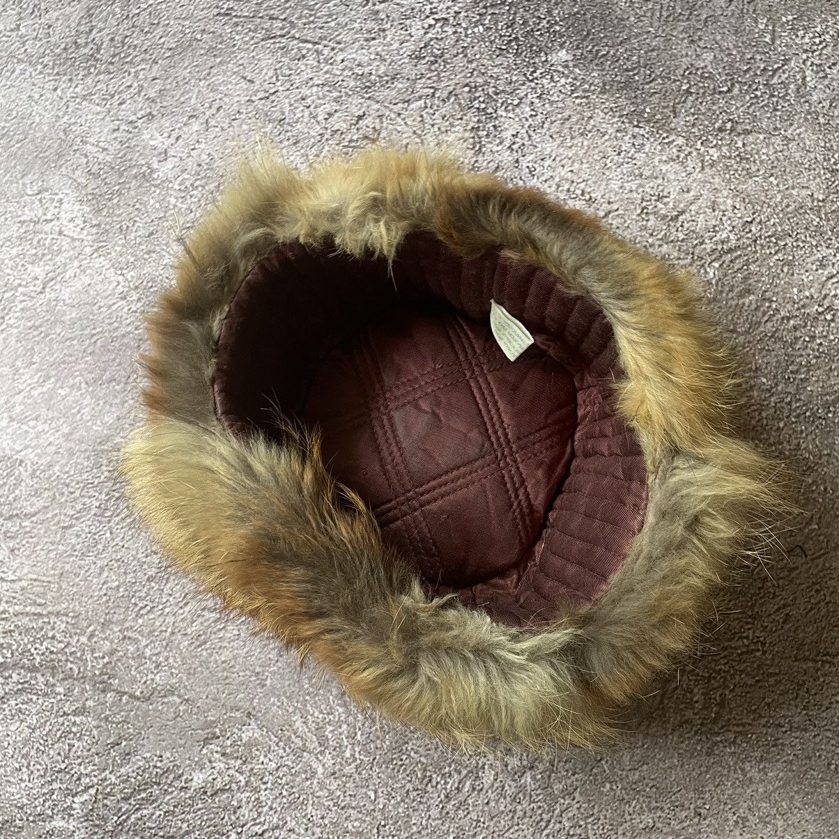 Vintage Vintage 90s Mohair Fur Ushanka Beanie Hat Tan Grunge Slim OS Size ONE SIZE - 7 Thumbnail