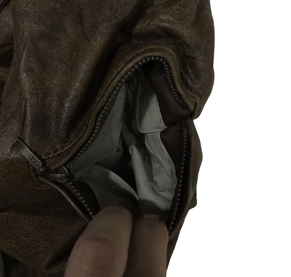 Vintage VINTAGE ROCKY AMERICAN MARKET LEATHER JACKET Size US M / EU 48-50 / 2 - 11 Thumbnail
