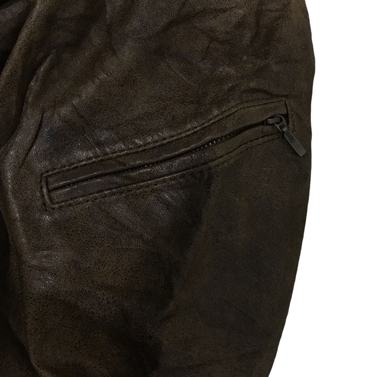 Vintage VINTAGE ROCKY AMERICAN MARKET LEATHER JACKET Size US M / EU 48-50 / 2 - 10 Thumbnail