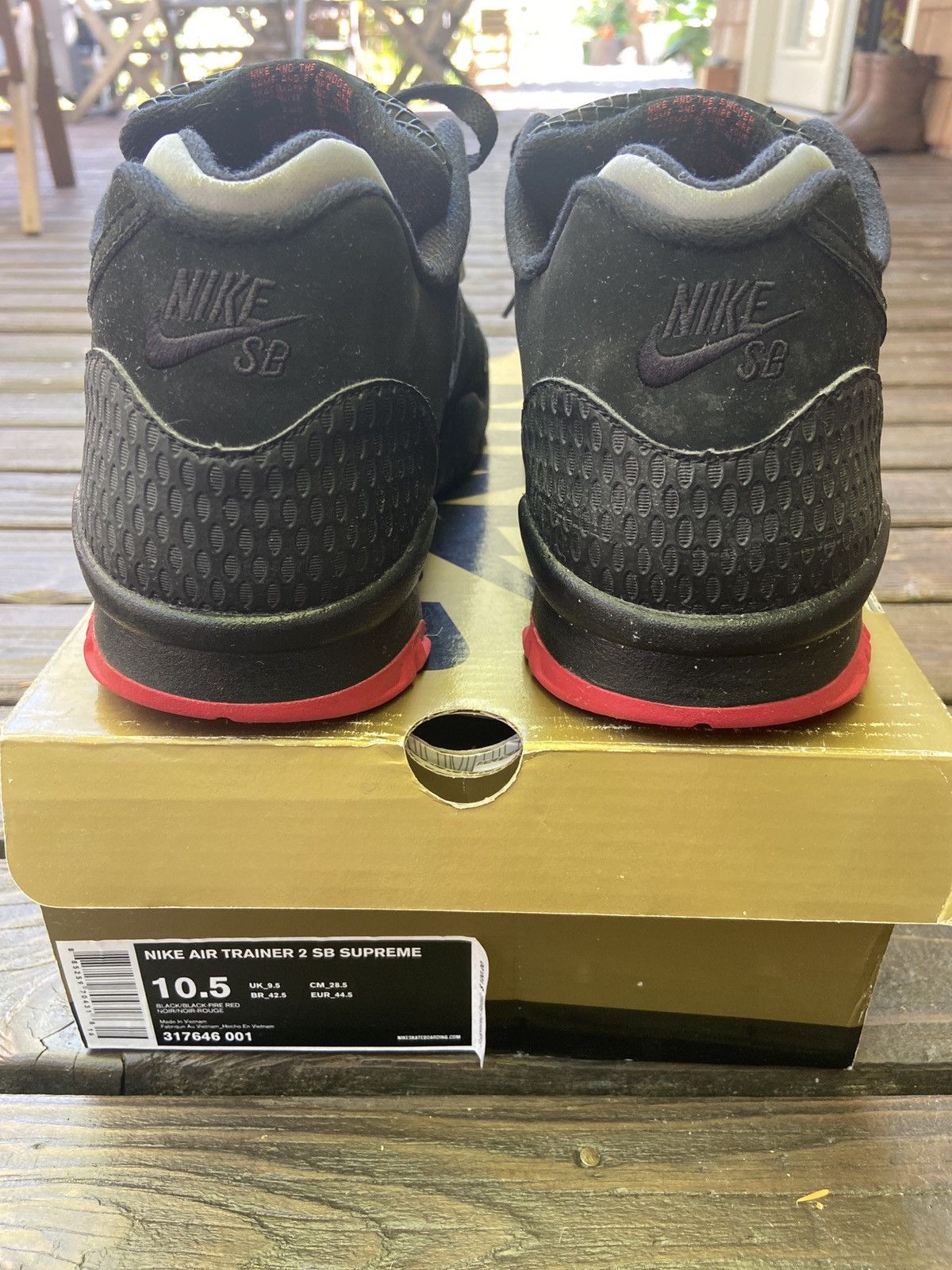 Nike × Supreme Nike Air Trainer 2 SB Supreme Size US 10.5 / EU 43-44 - 2 Thumbnail
