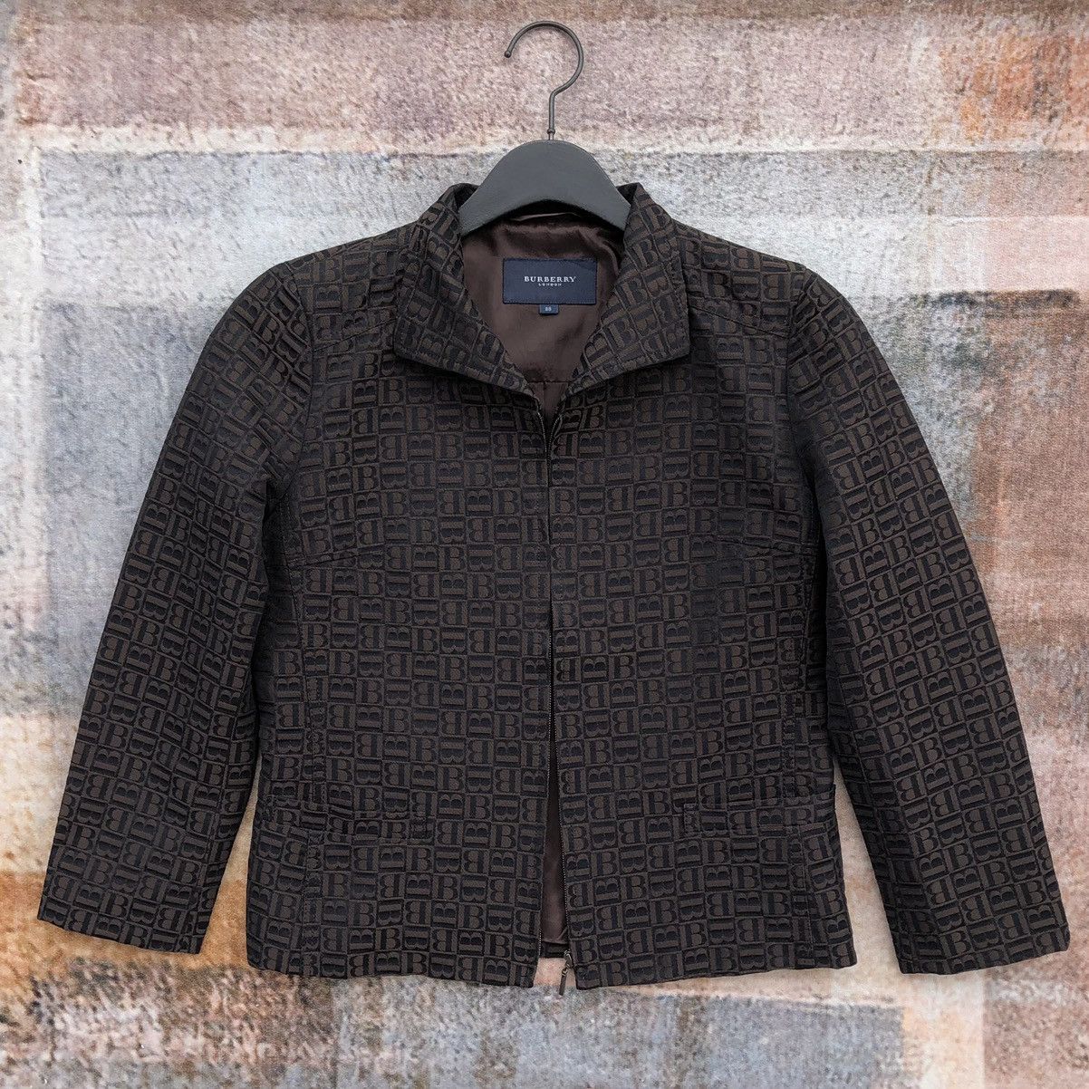 Burberry Burberry London Monogram Logo Jacket For Women Size S / US 4 / IT 40 - 3 Thumbnail