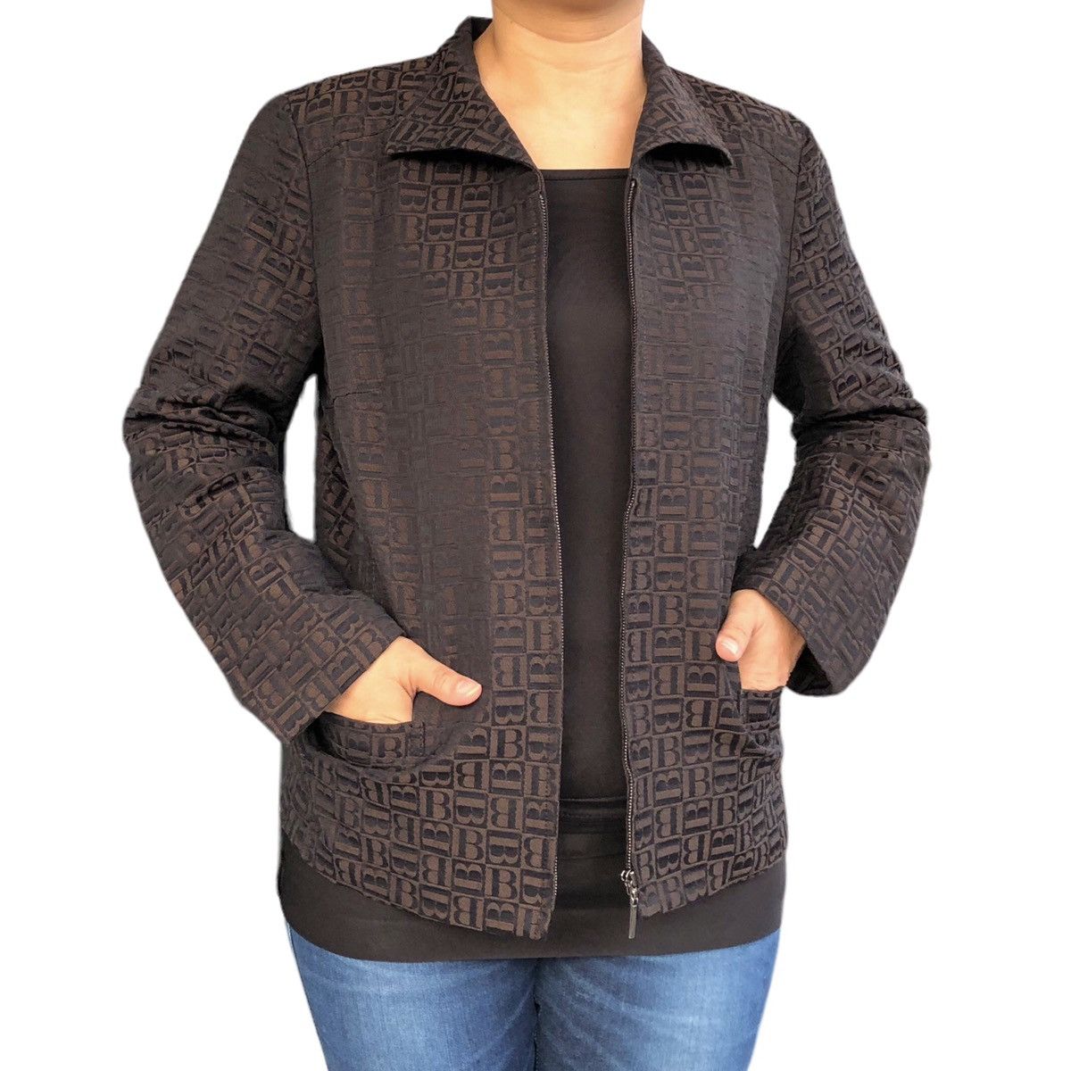 Burberry Burberry London Monogram Logo Jacket For Women Size S / US 4 / IT 40 - 1 Thumbnail