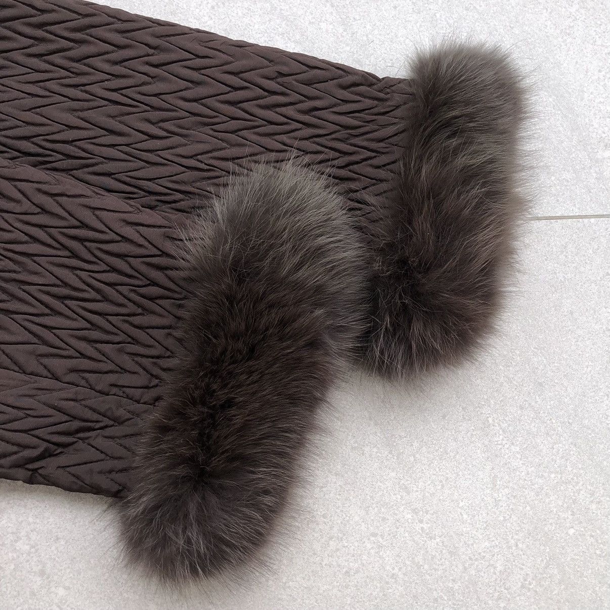 Japanese Brand Recent Piece Layered Goat Skin And Fox Fur Jacket Size L / US 10 / IT 46 - 5 Thumbnail