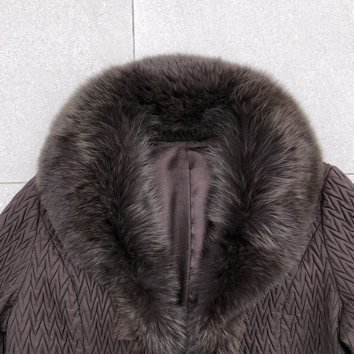 Japanese Brand Recent Piece Layered Goat Skin And Fox Fur Jacket Size L / US 10 / IT 46 - 9 Thumbnail