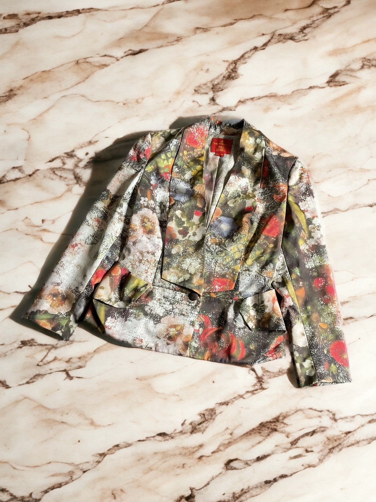 Vivienne Westwood Vivienne Westwood Floral Overprint Blazer Jacket Size M / US 6-8 / IT 42-44 - 2 Thumbnail