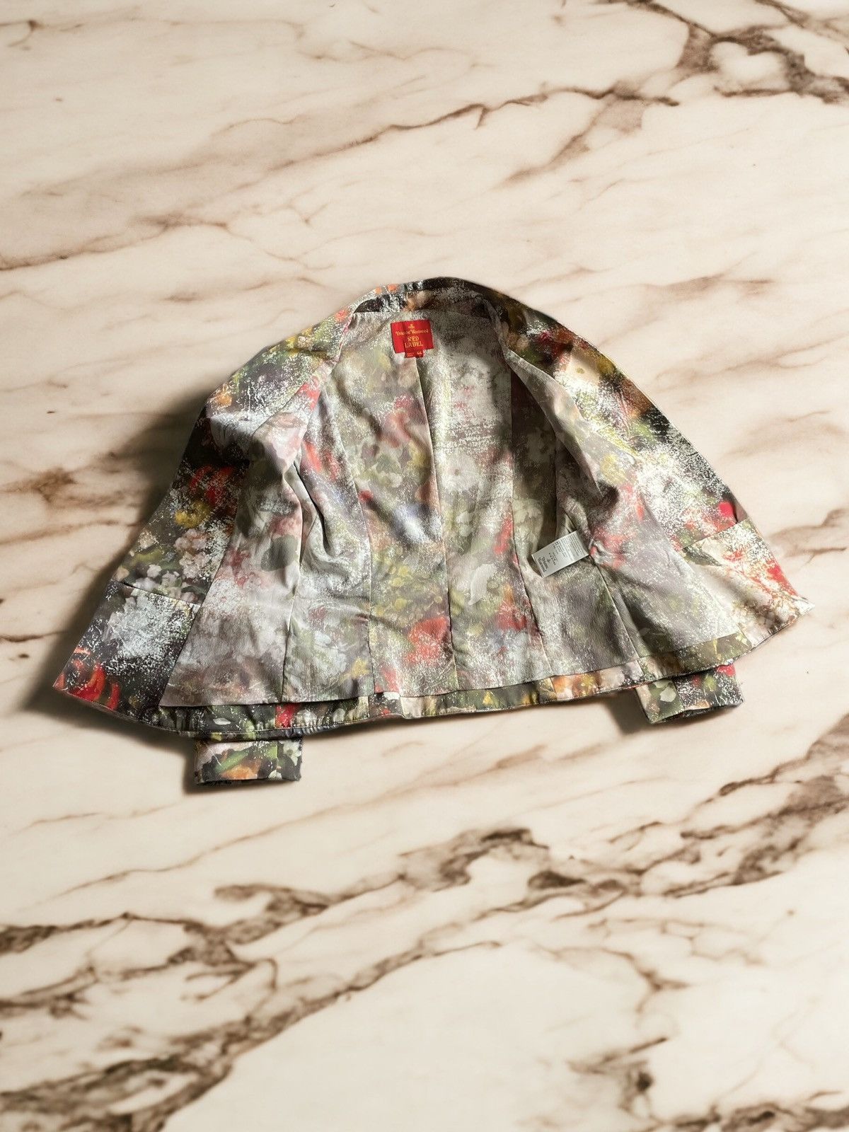 Vivienne Westwood Vivienne Westwood Floral Overprint Blazer Jacket Size M / US 6-8 / IT 42-44 - 10 Thumbnail
