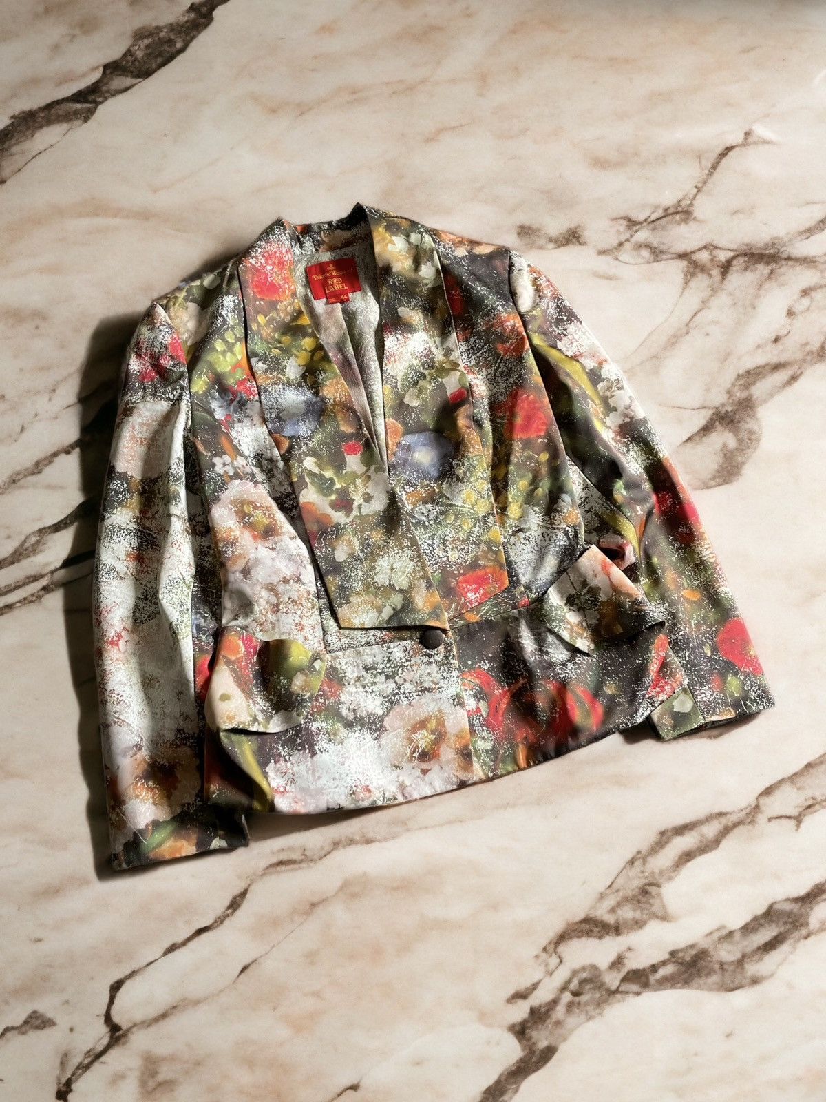 Vivienne Westwood Vivienne Westwood Floral Overprint Blazer Jacket Size M / US 6-8 / IT 42-44 - 1 Thumbnail