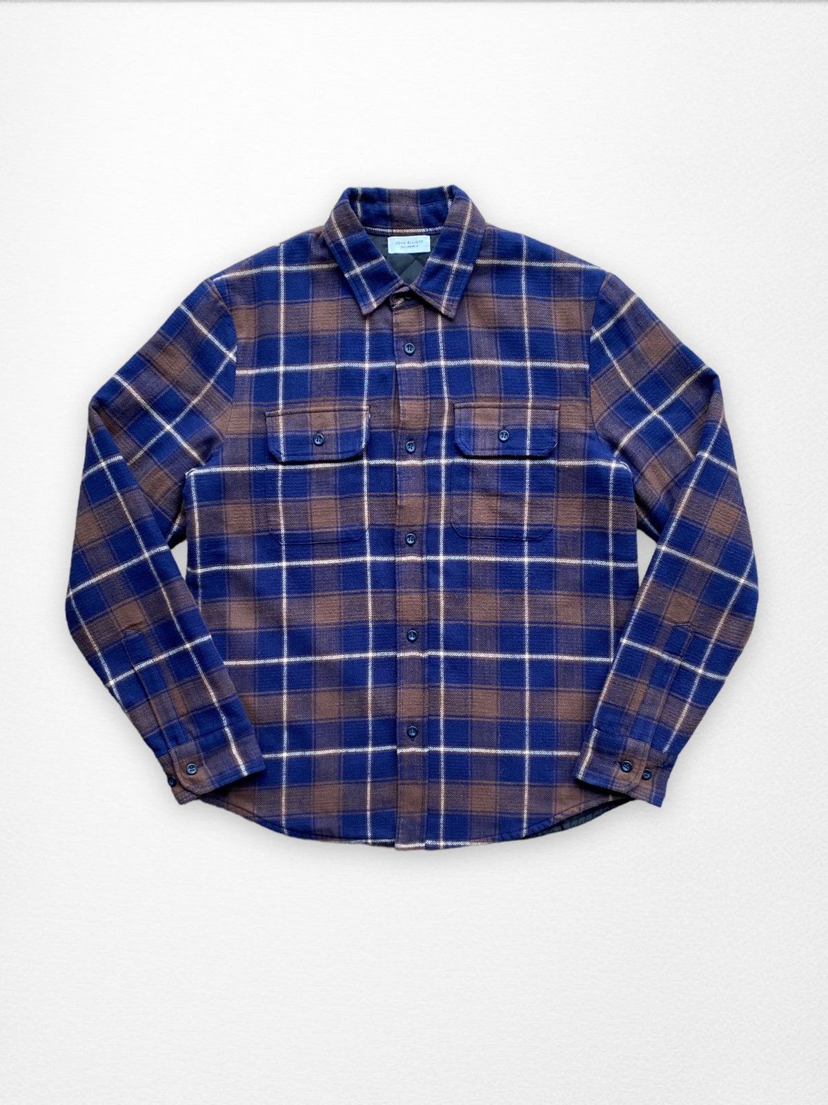 John Elliott John Elliott Jupiter Plaid Flannel Shirt FW2018 Grailed