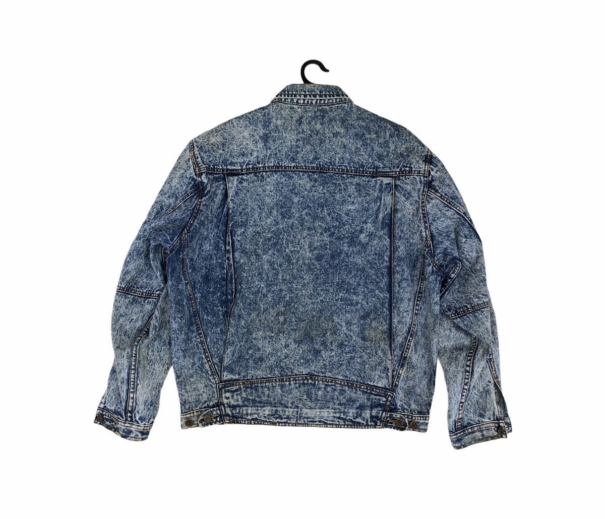 Vintage Vintage 90s Acid Wash Trucker Denim Jacket Size US L / EU 52-54 / 3 - 6 Thumbnail