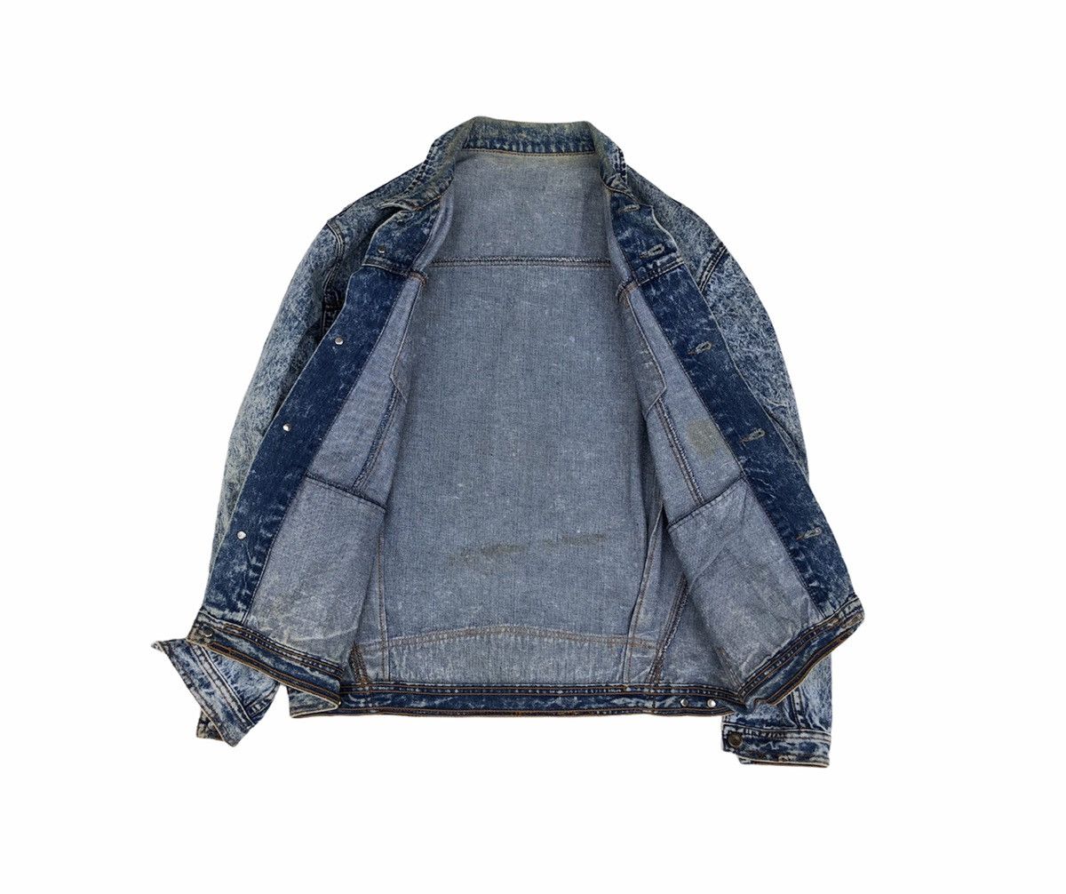 Vintage Vintage 90s Acid Wash Trucker Denim Jacket Size US L / EU 52-54 / 3 - 11 Thumbnail