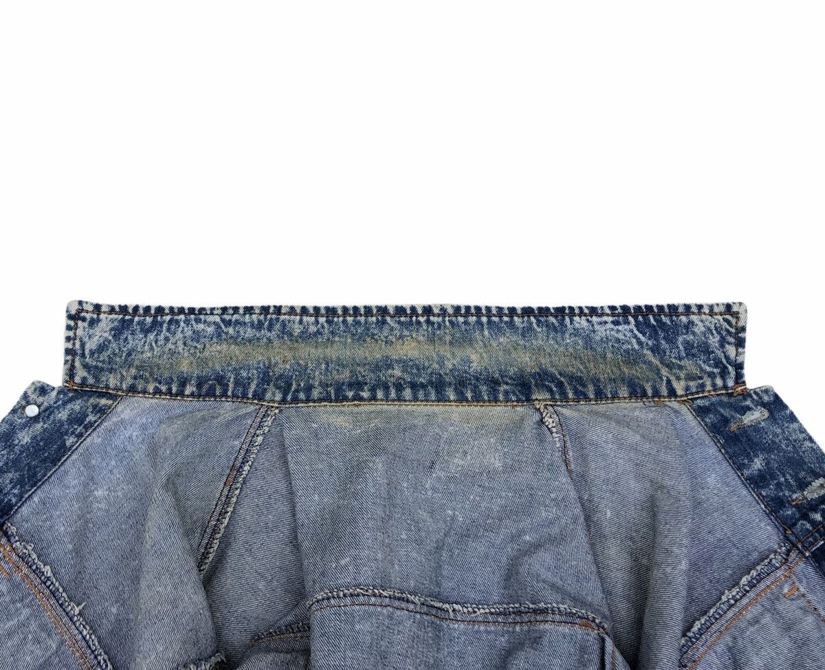 Vintage Vintage 90s Acid Wash Trucker Denim Jacket Size US L / EU 52-54 / 3 - 13 Thumbnail