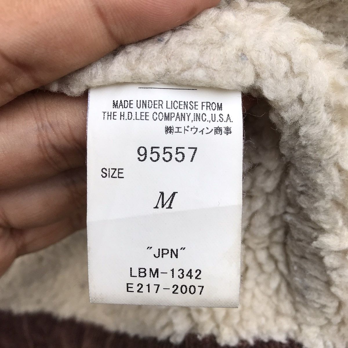 Lee × Vintage Vintage Lee Storm Rider Corduroy Sherpa Jacket Size US M / EU 48-50 / 2 - 8 Thumbnail