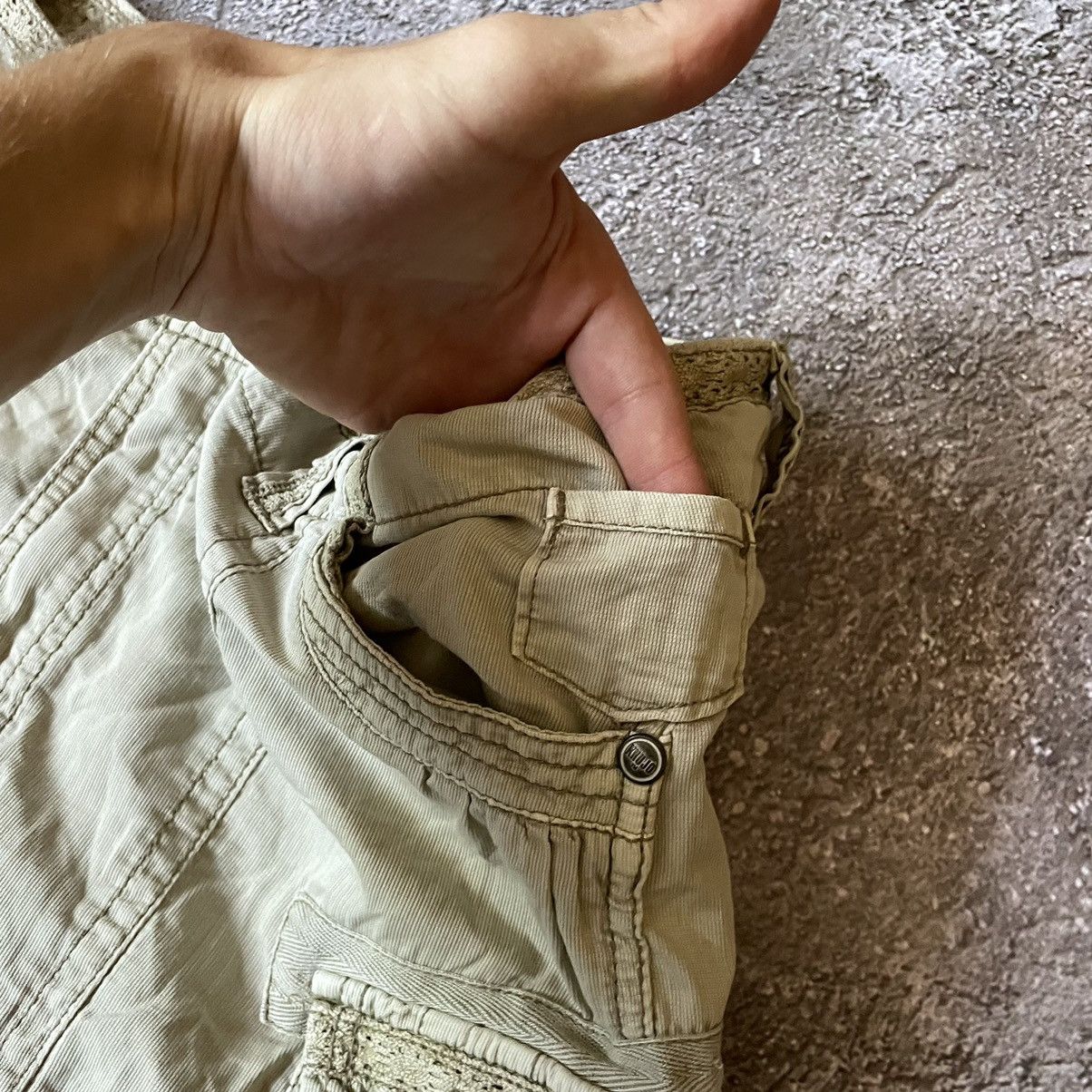 Vintage Vintage 90s Khujo Cargo Skirt Baggy Pocket Streetwear 36 Size 26" / US 2 / IT 38 - 5 Thumbnail