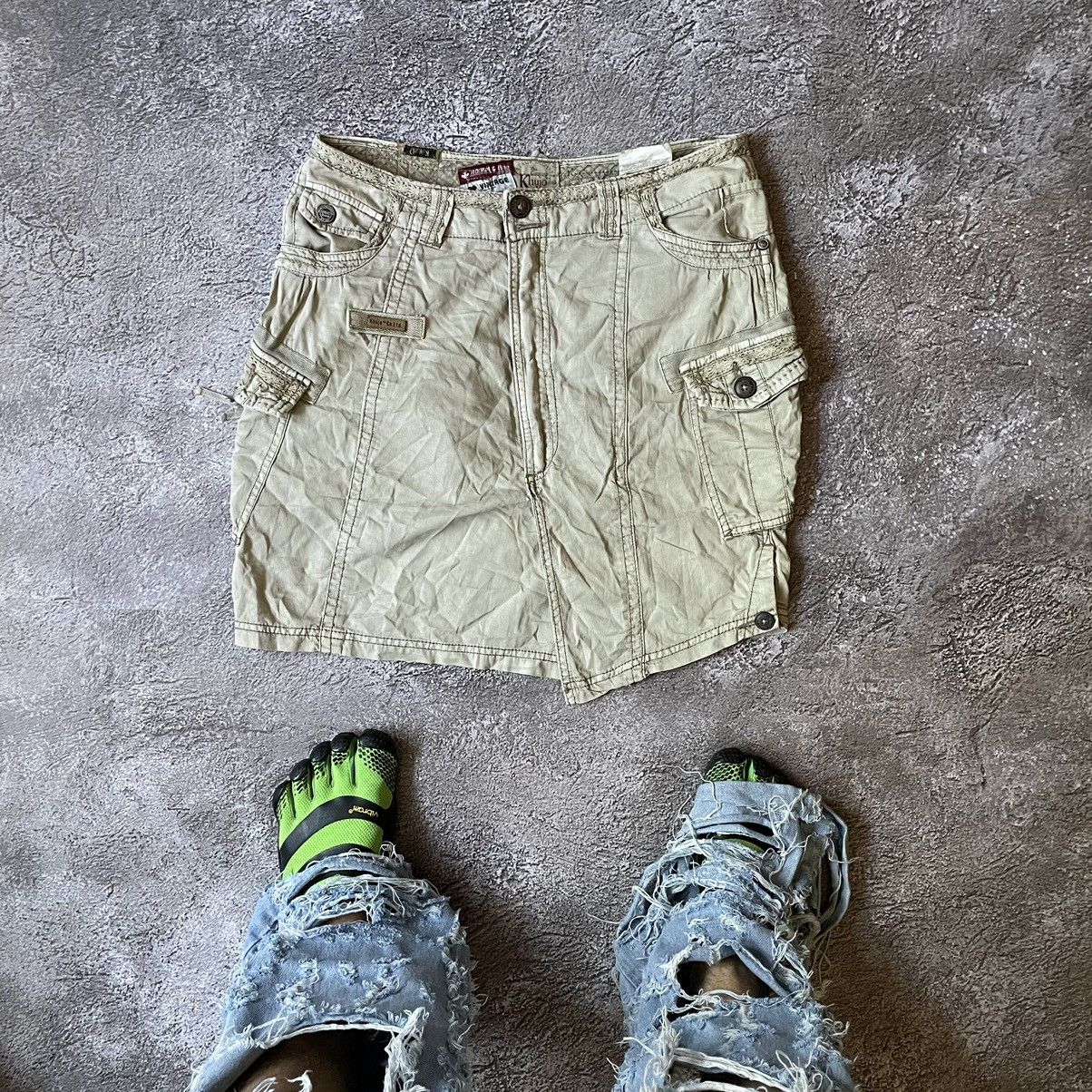 Vintage 90s Cargo Khujo Skirt JAPAN POCKET Buymypiece 90s