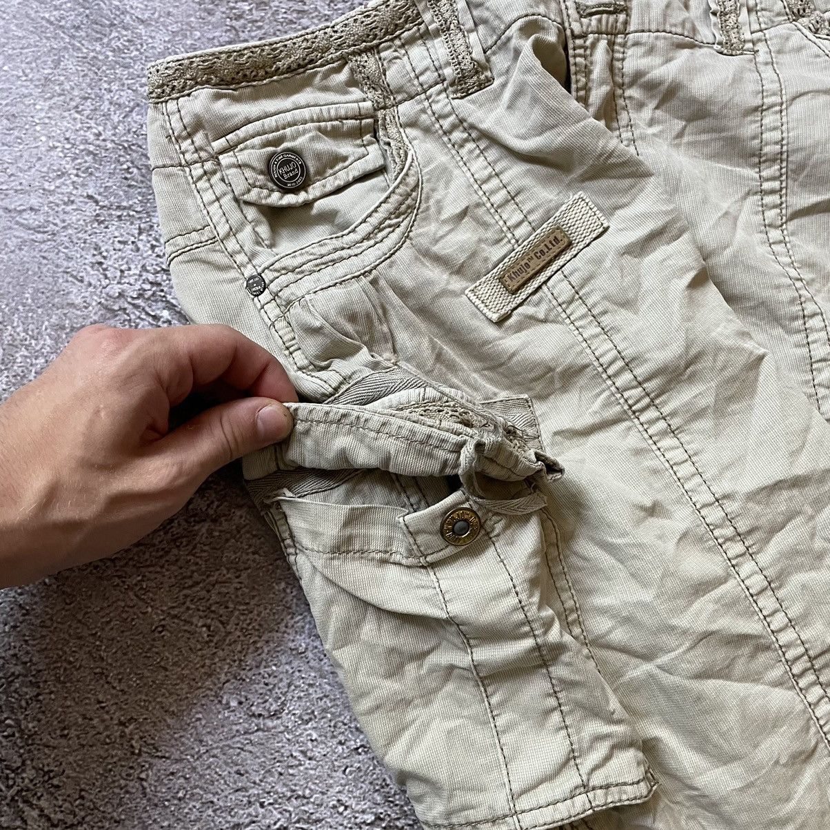 Vintage Vintage 90s Khujo Cargo Skirt Baggy Pocket Streetwear 36 Size 26" / US 2 / IT 38 - 6 Thumbnail