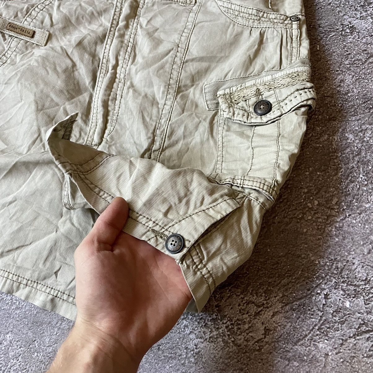 Vintage Vintage 90s Khujo Cargo Skirt Baggy Pocket Streetwear 36 Size 26" / US 2 / IT 38 - 3 Thumbnail
