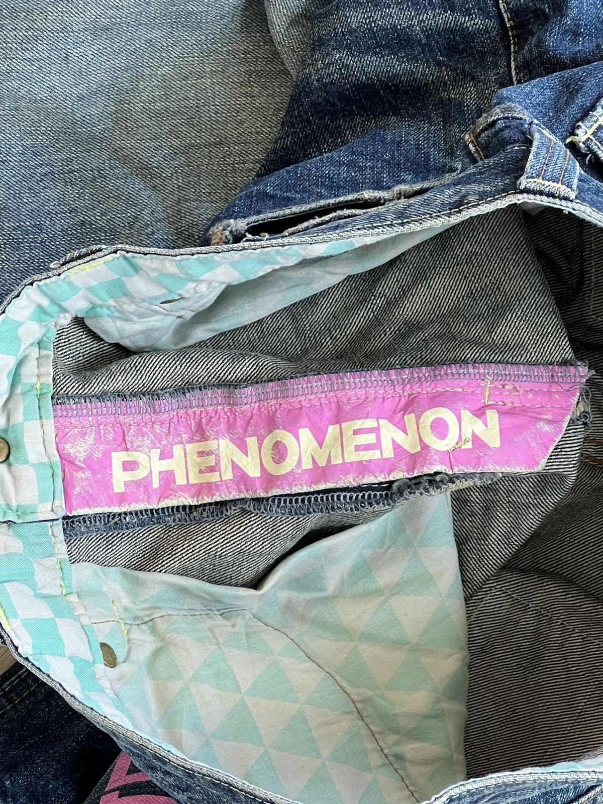 PHENOMENON SS/07 “Something Like A Phenomenon” Denim Shorts Size US 33 - 9 Thumbnail