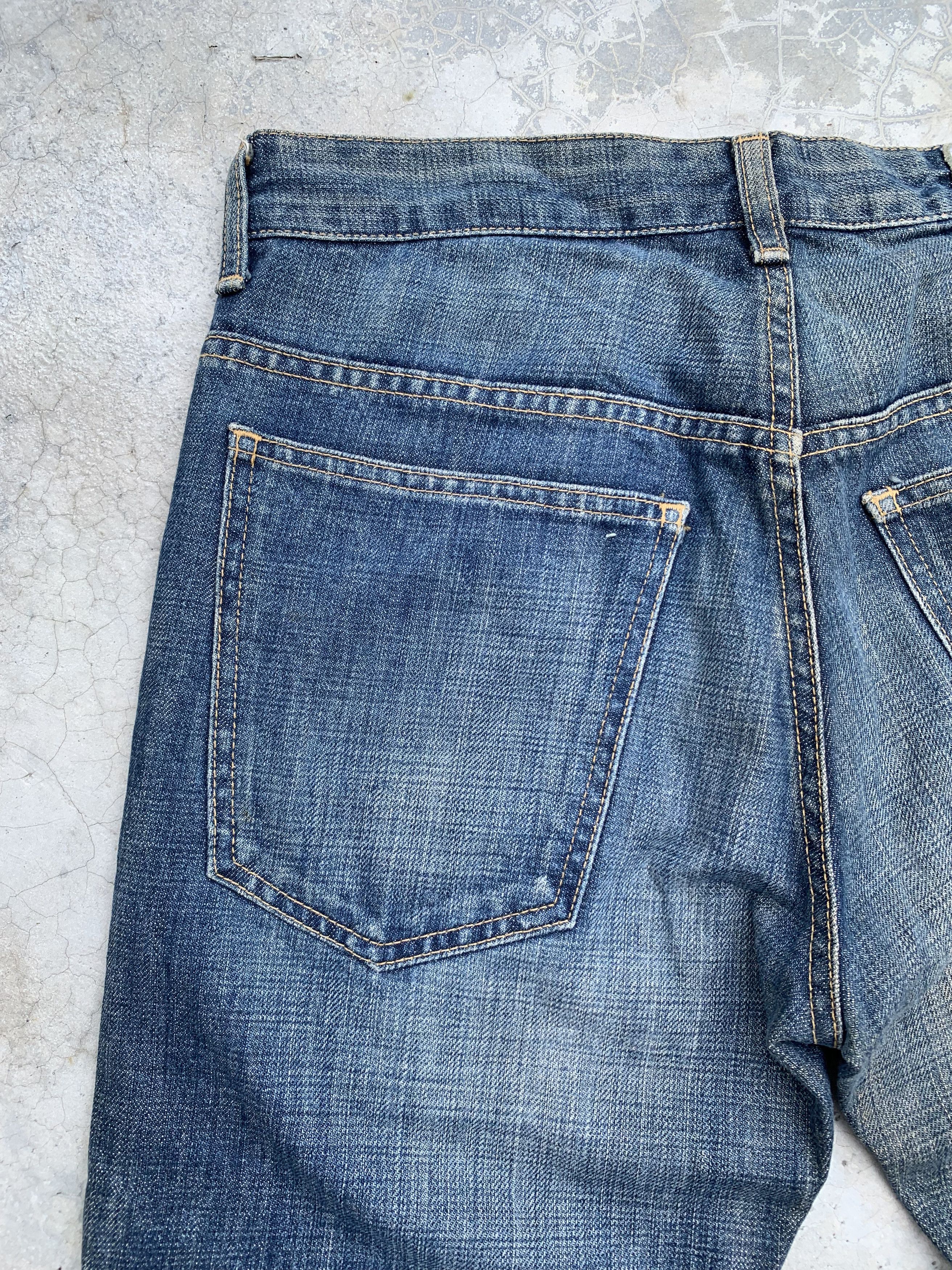 Japanese Brand Vintage Whereabouts Light Distressed Boro Denim Jeans Size US 30 / EU 46 - 19 Thumbnail