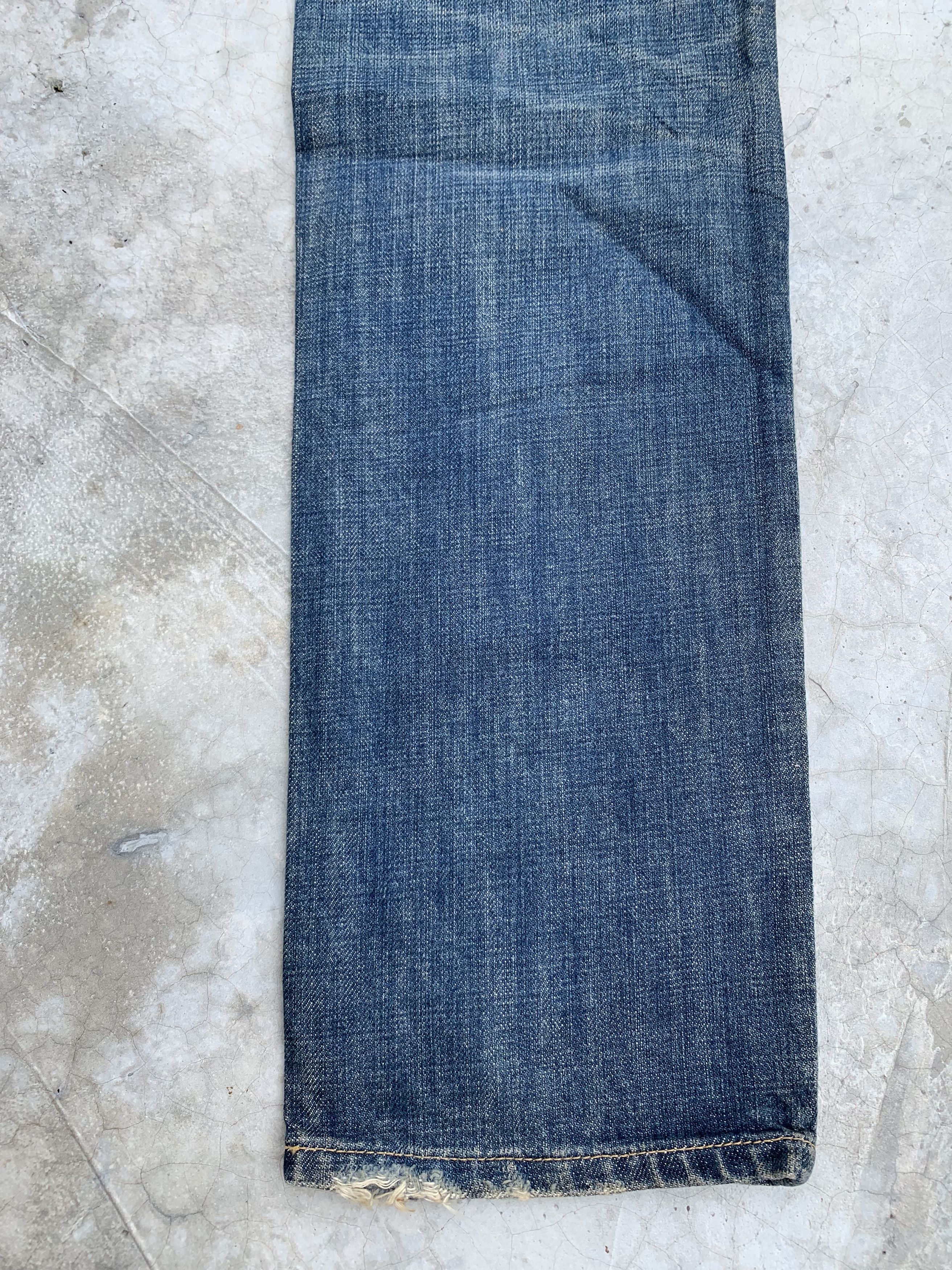 Japanese Brand Vintage Whereabouts Light Distressed Boro Denim Jeans Size US 30 / EU 46 - 20 Thumbnail