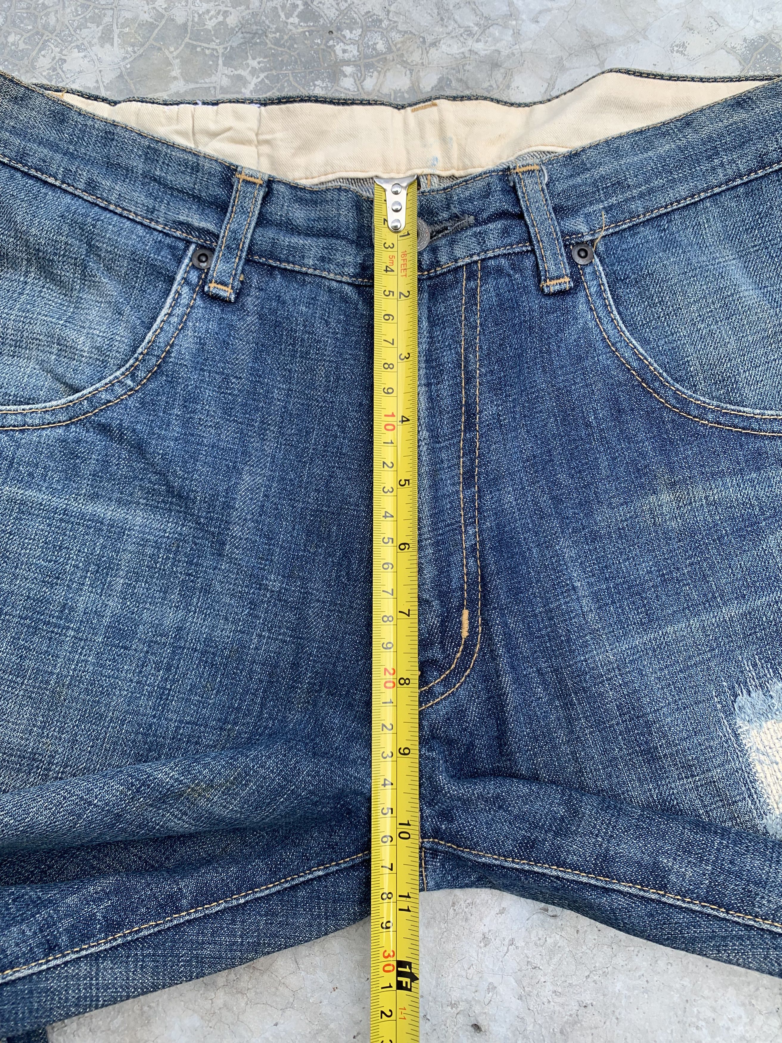 Japanese Brand Vintage Whereabouts Light Distressed Boro Denim Jeans Size US 30 / EU 46 - 14 Thumbnail