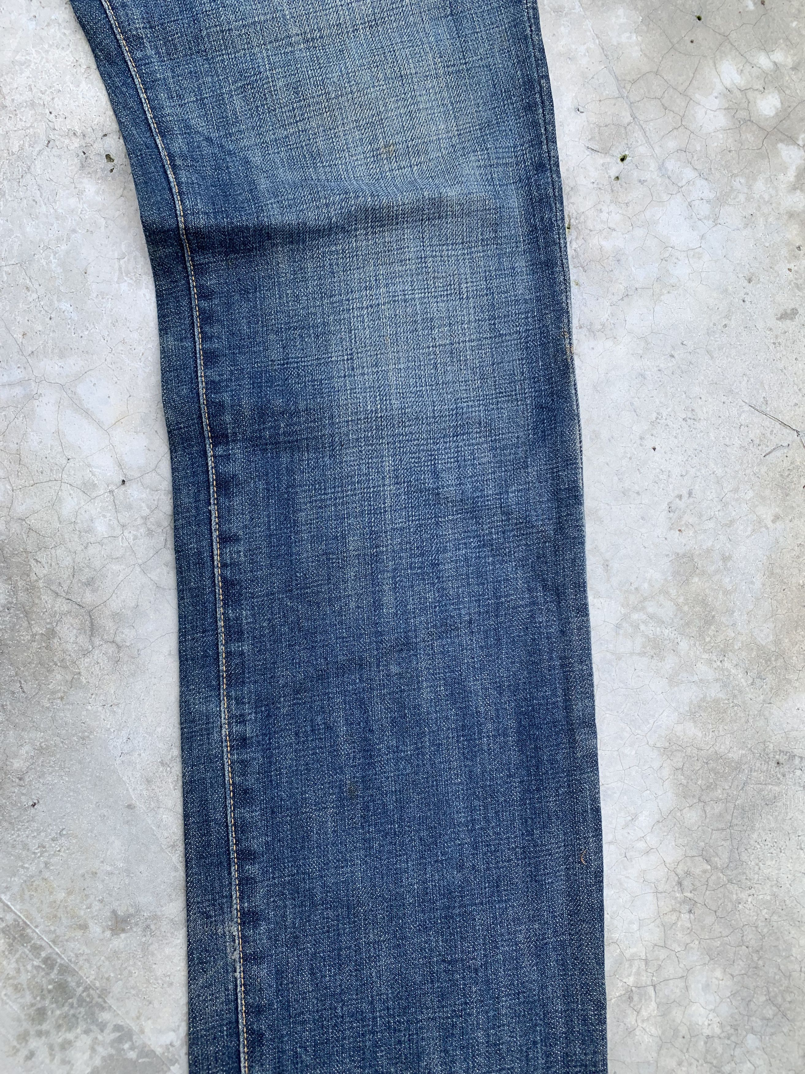 Japanese Brand Vintage Whereabouts Light Distressed Boro Denim Jeans Size US 30 / EU 46 - 5 Thumbnail