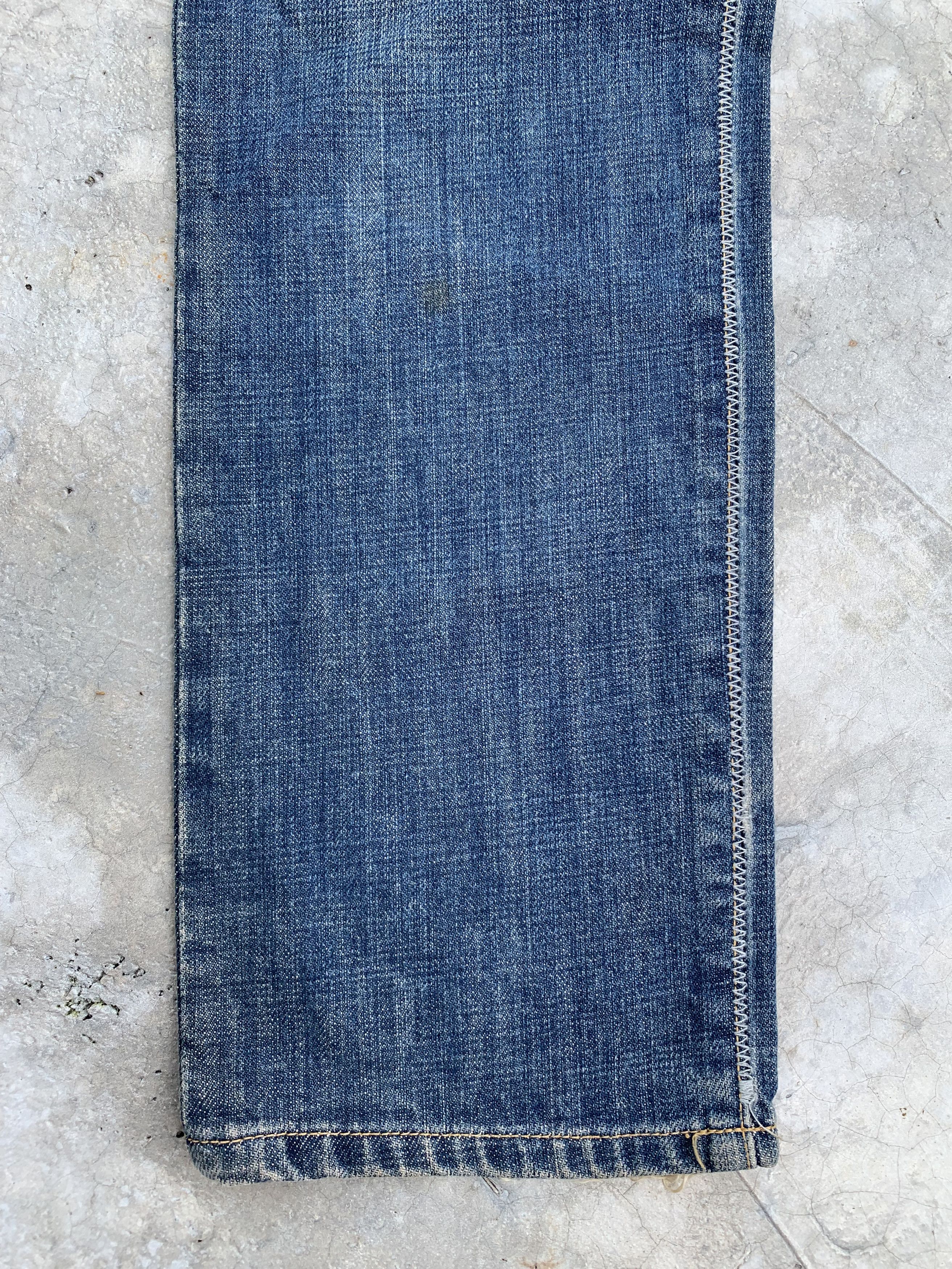 Japanese Brand Vintage Whereabouts Light Distressed Boro Denim Jeans Size US 30 / EU 46 - 7 Thumbnail
