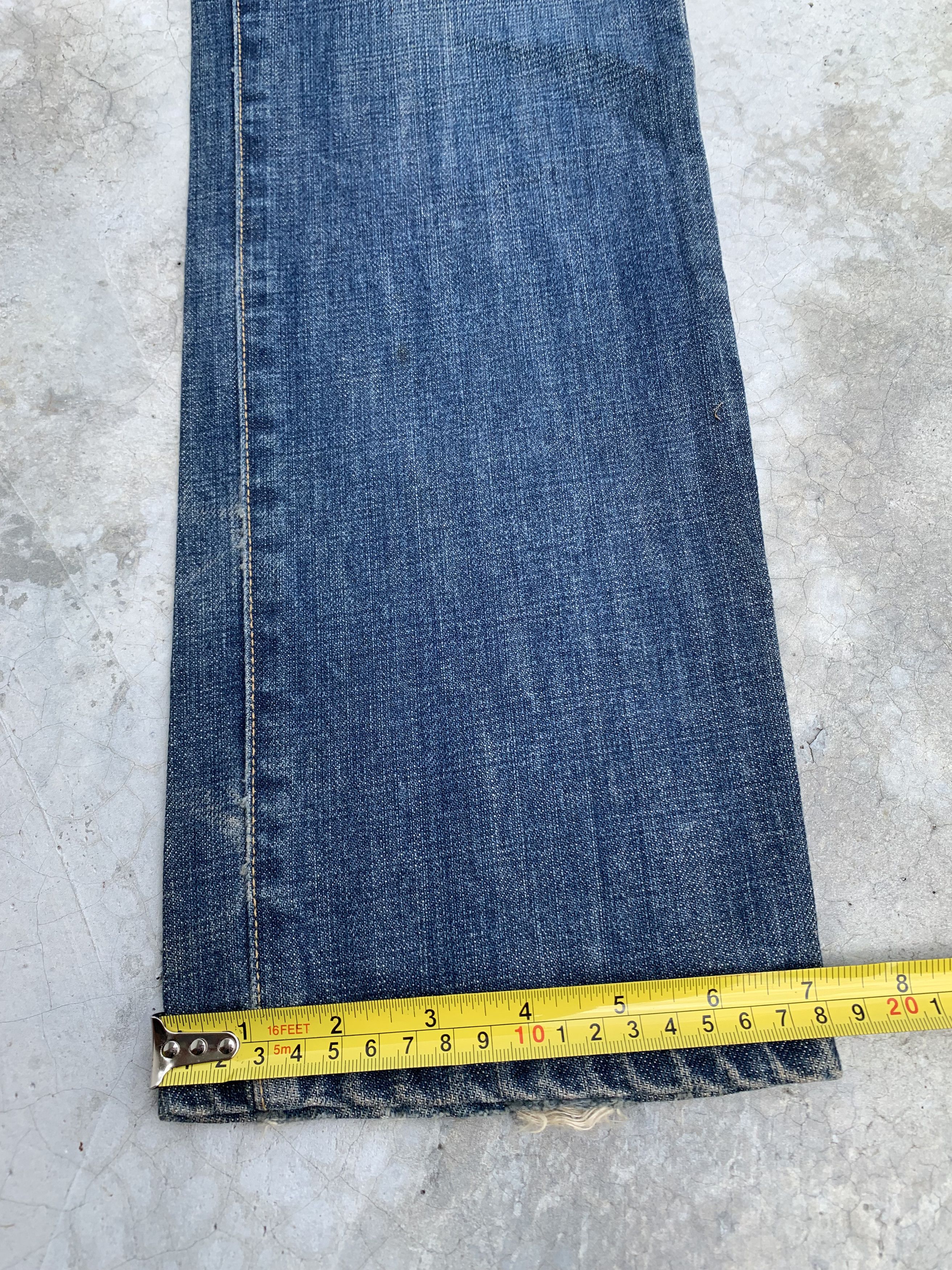 Japanese Brand Vintage Whereabouts Light Distressed Boro Denim Jeans Size US 30 / EU 46 - 11 Thumbnail