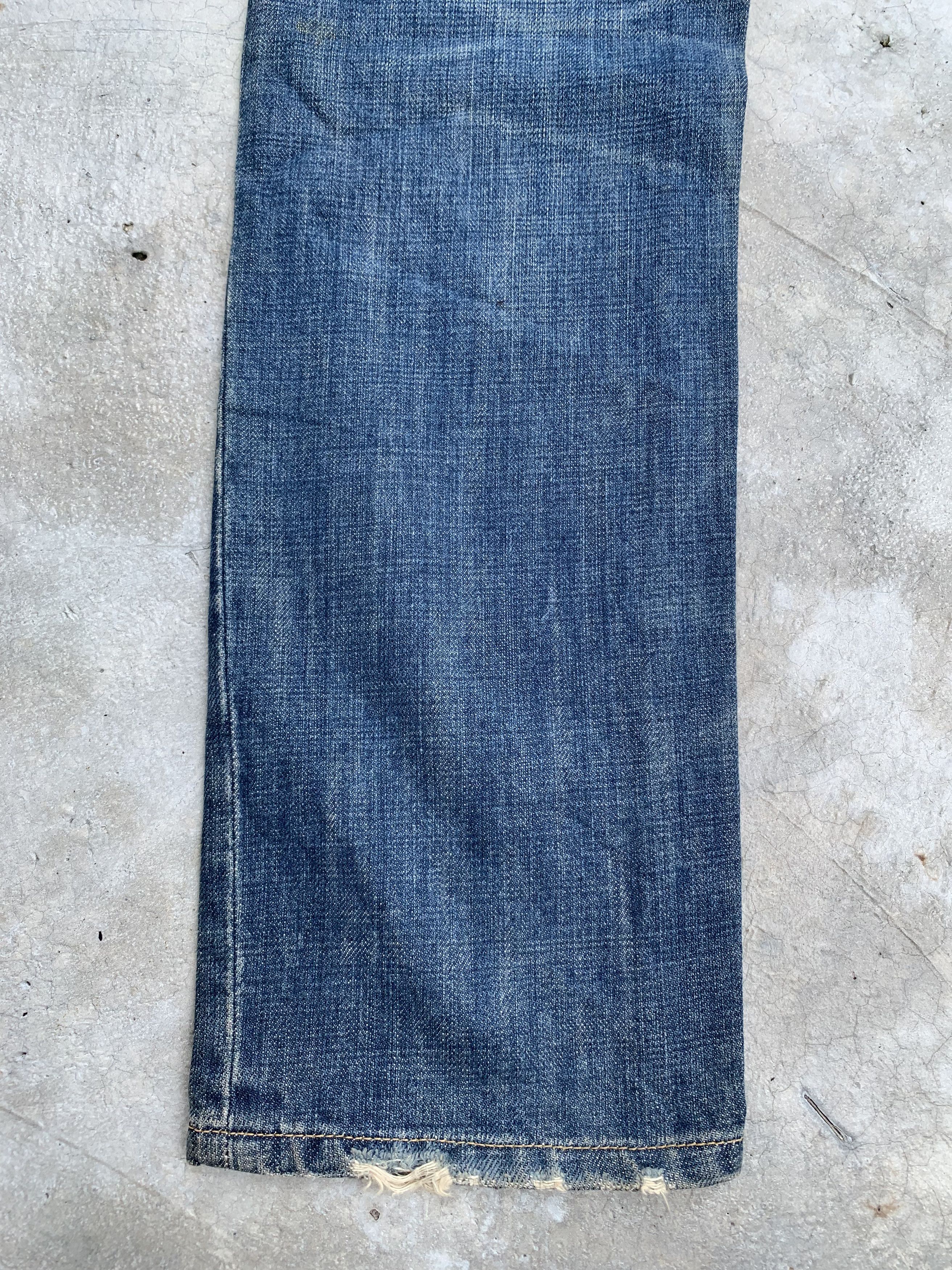 Japanese Brand Vintage Whereabouts Light Distressed Boro Denim Jeans Size US 30 / EU 46 - 21 Thumbnail